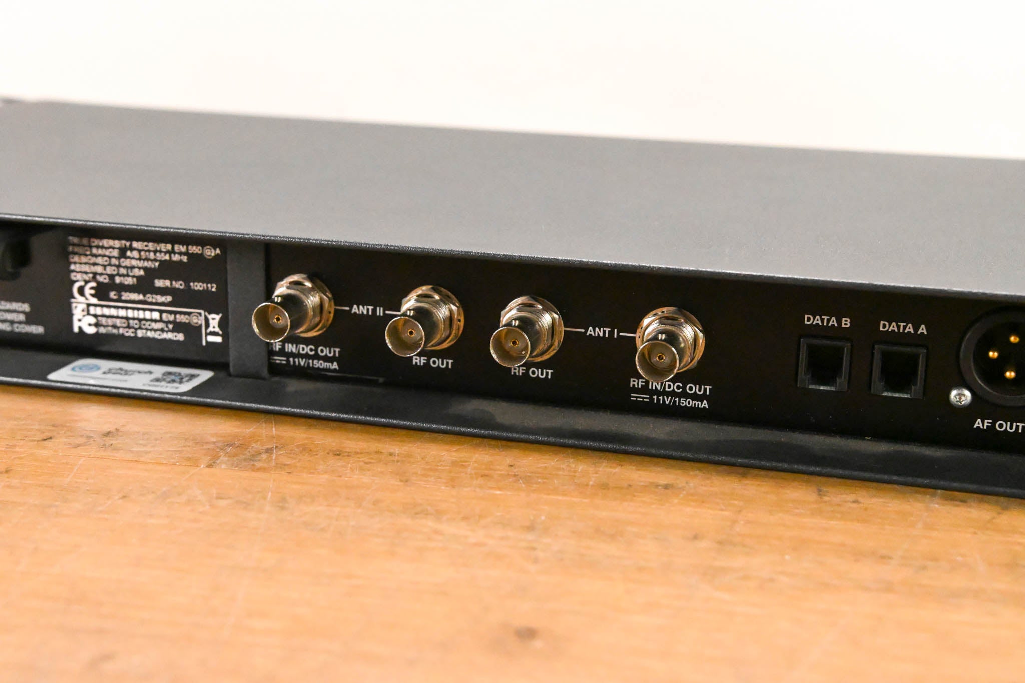 Sennheiser EM 550 G2 Dual Wireless Receiver - A Range: 518-554 MHz