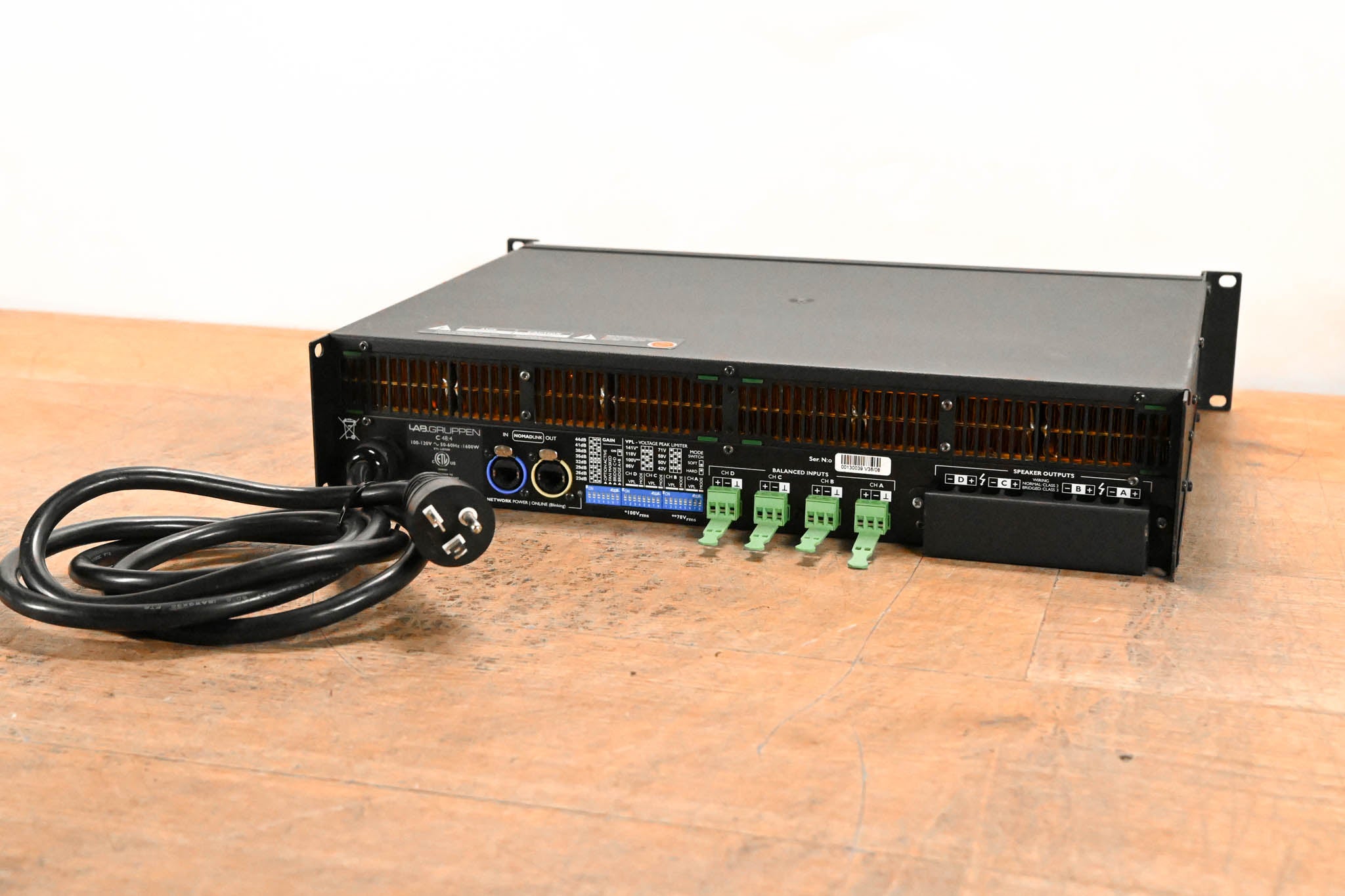Lab Gruppen C 48:4 4800W 4-Channel Power Amplifier