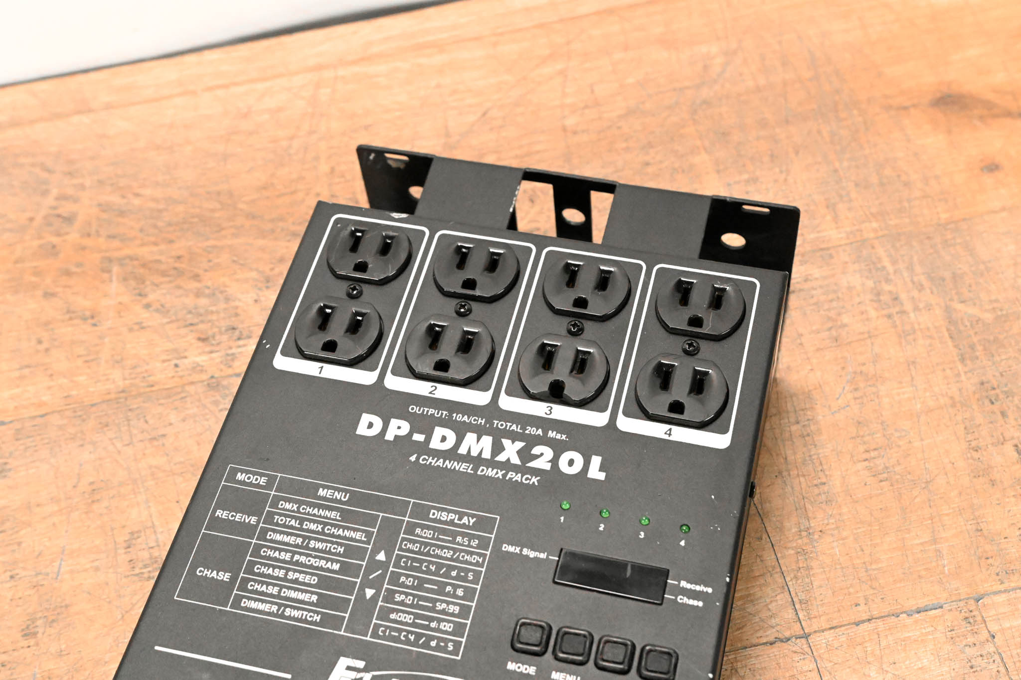 Elation DP-DMX20L 4-Channel DMX Dimmer/Switch Pack