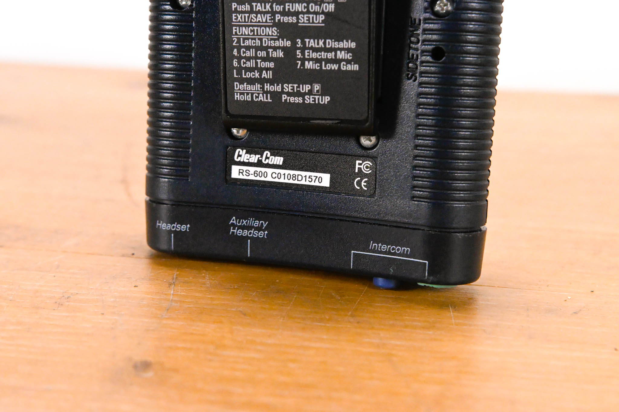 Clear-Com RS-601 Single-Channel Intercom Beltpack