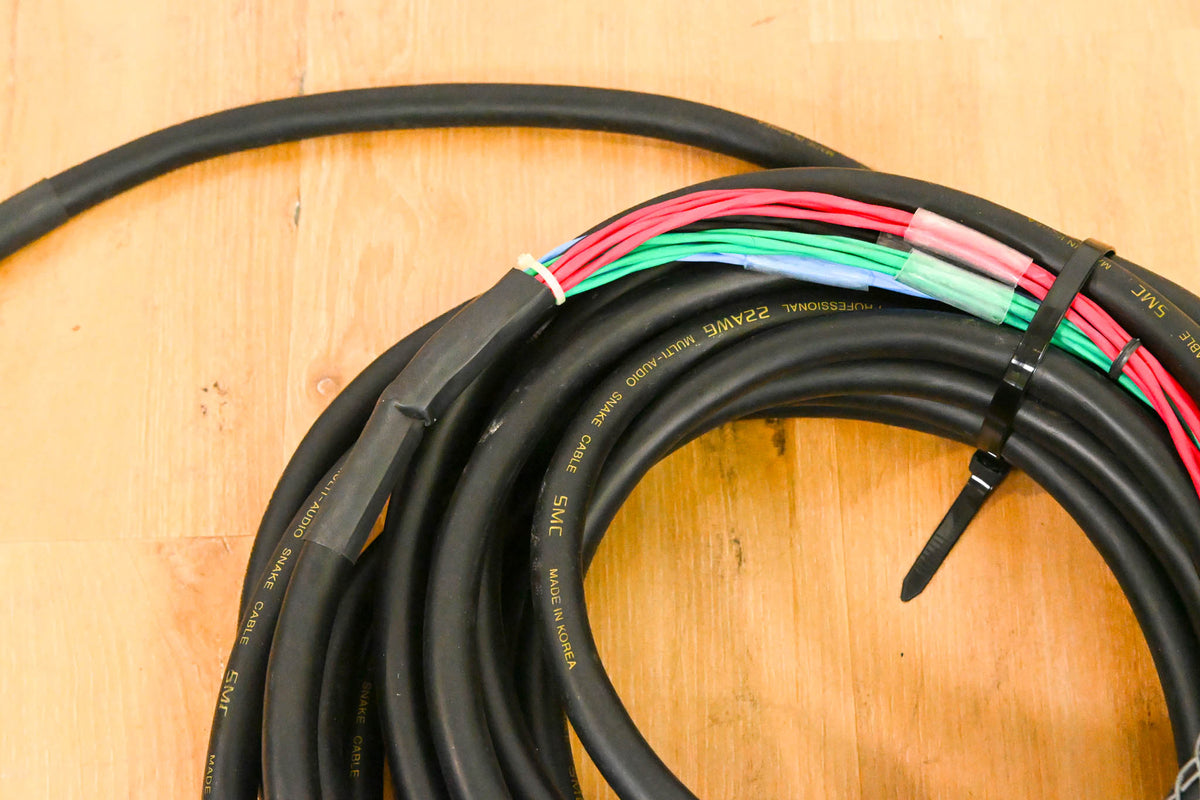 EWI 16-Channel EDAC to 16 XLRM Audio Snake Cable - 50'