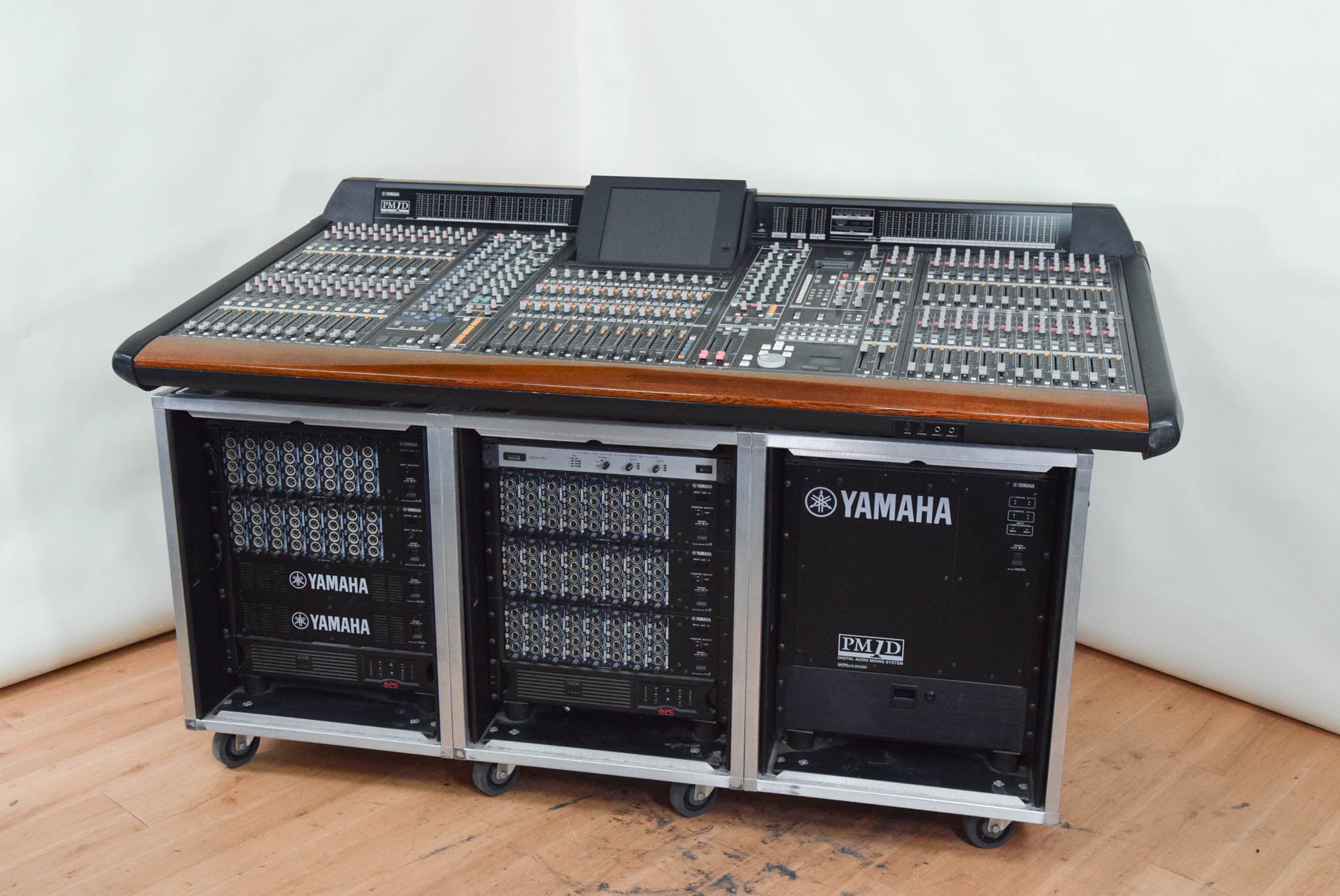 Yamaha PM1DV2 VCM with I/O, Master Clock, and Backup Power Supplies