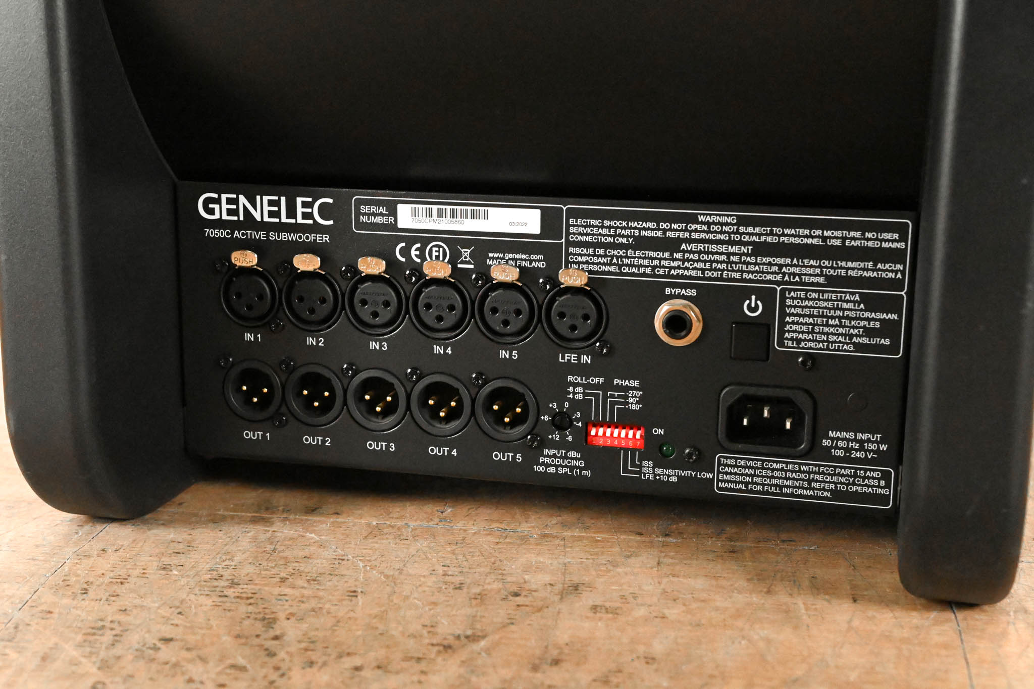 Genelec 7050C 8" Active Studio Subwoofer