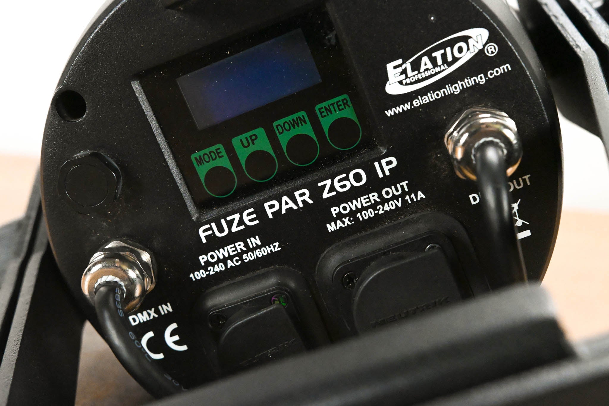 Elation FUZE PAR Z60 IP 60W RGBW LED Par with Zoom (NO POWER CABLE)