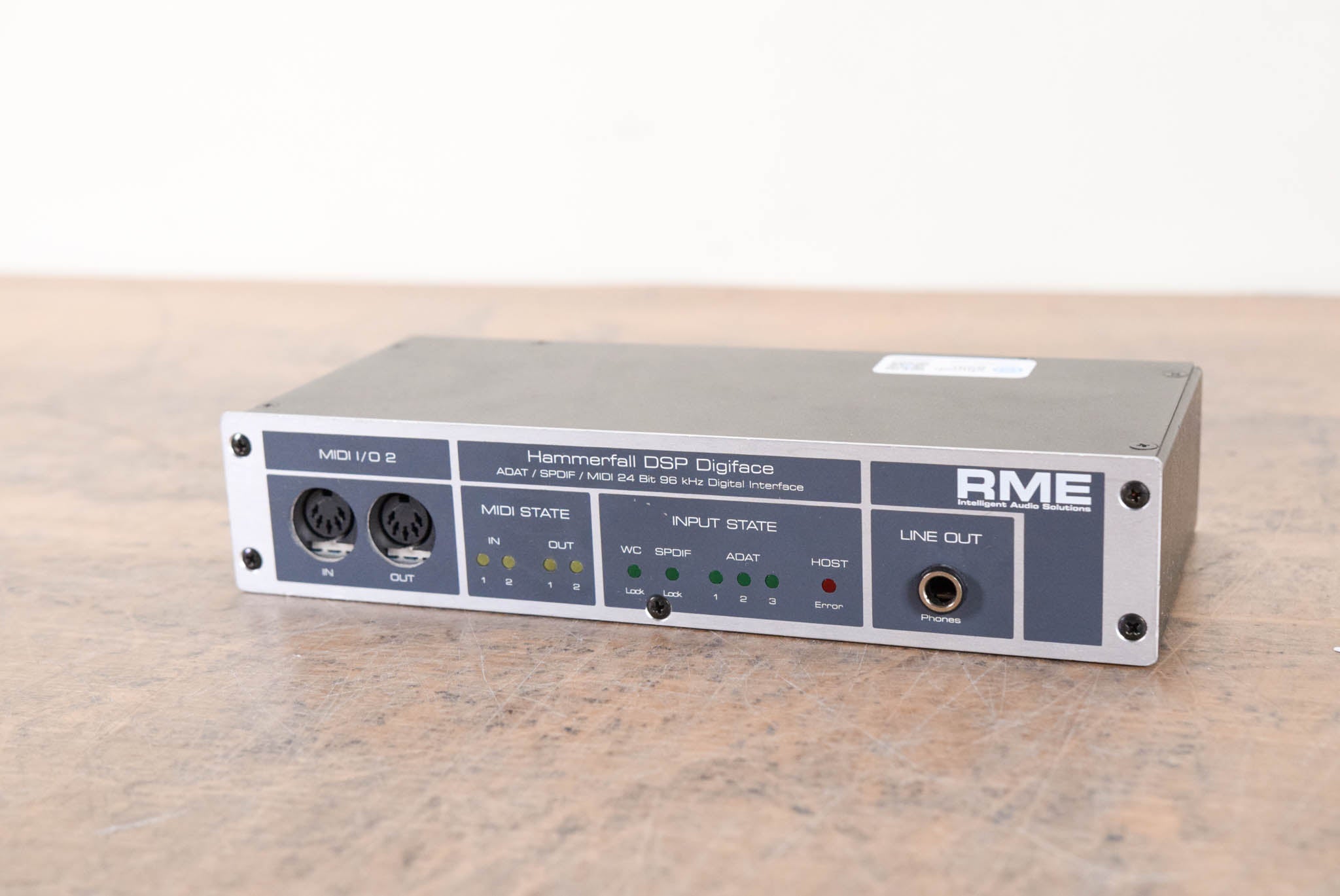 RME Hammerfall DSP Digiface 96 kHz Digital Interface (NO POWER SUPPLY)