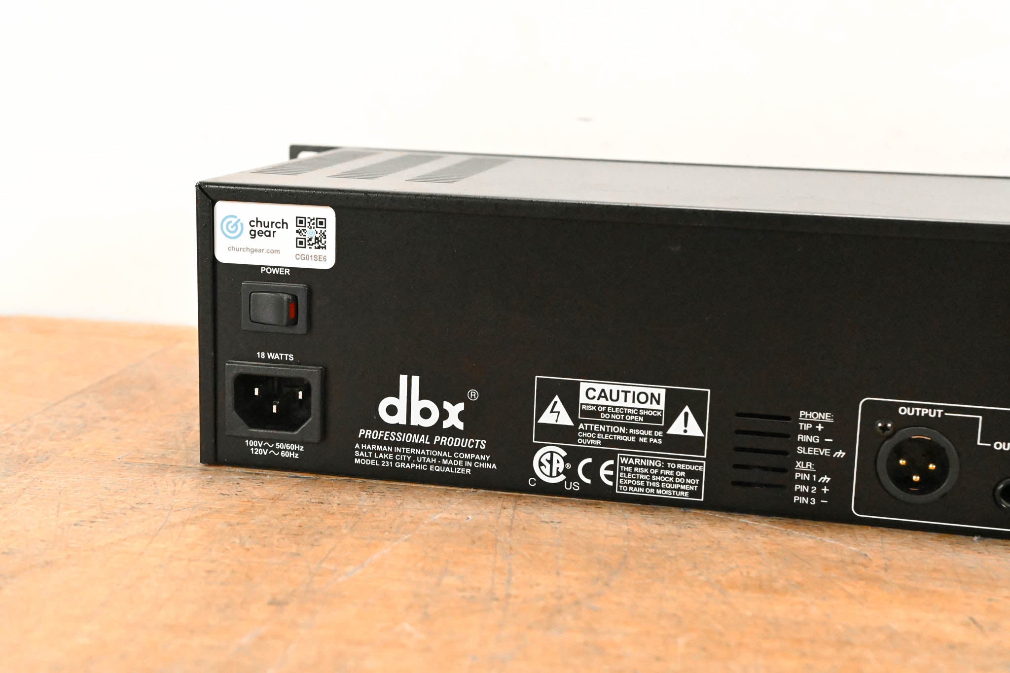 dbx 231 Dual-Channel 31-Band Graphic Equalizer