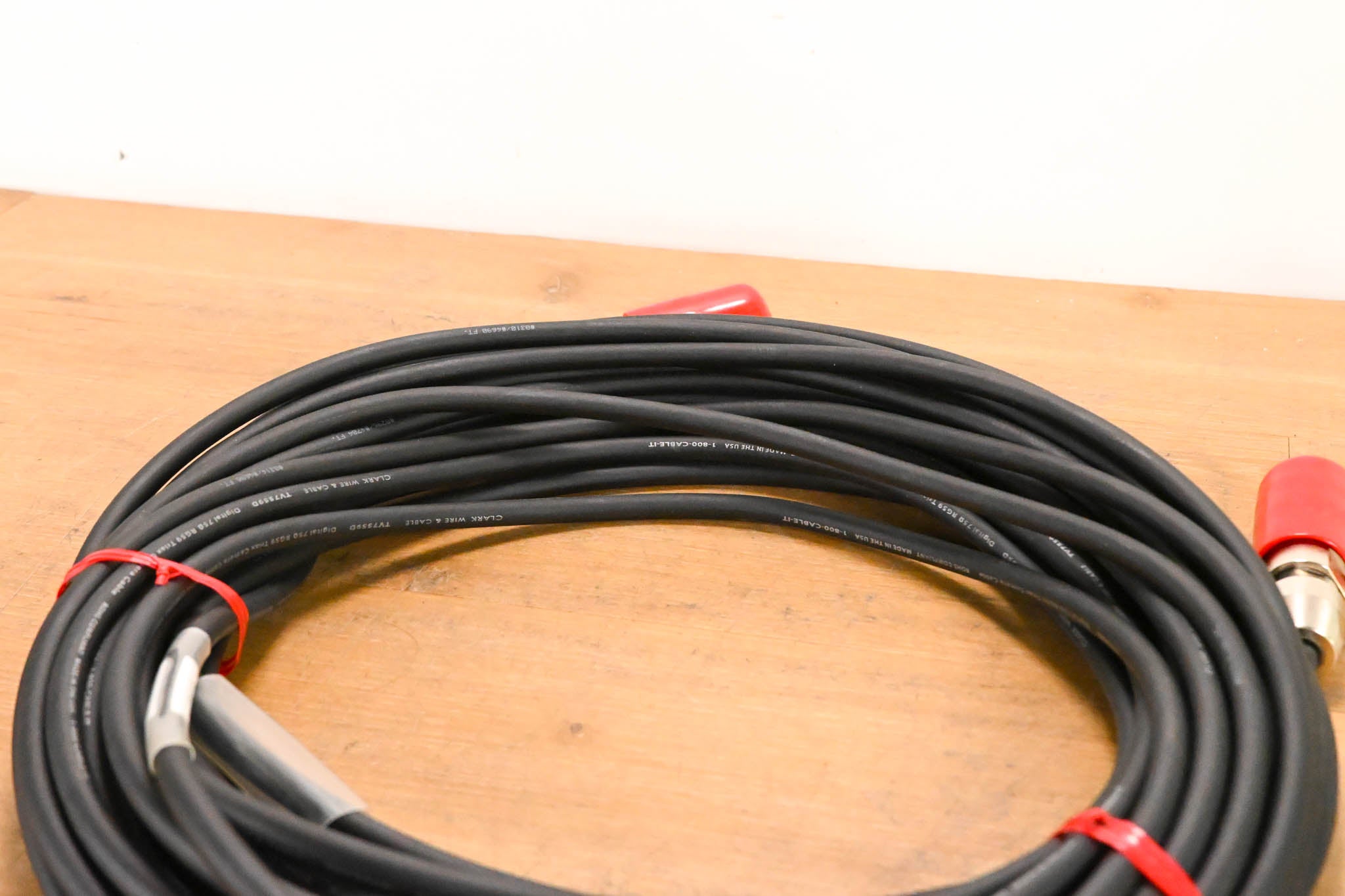 Clark Wire & Cable TV7559D RG59 Triax Broadcast Camera Cable - 75'