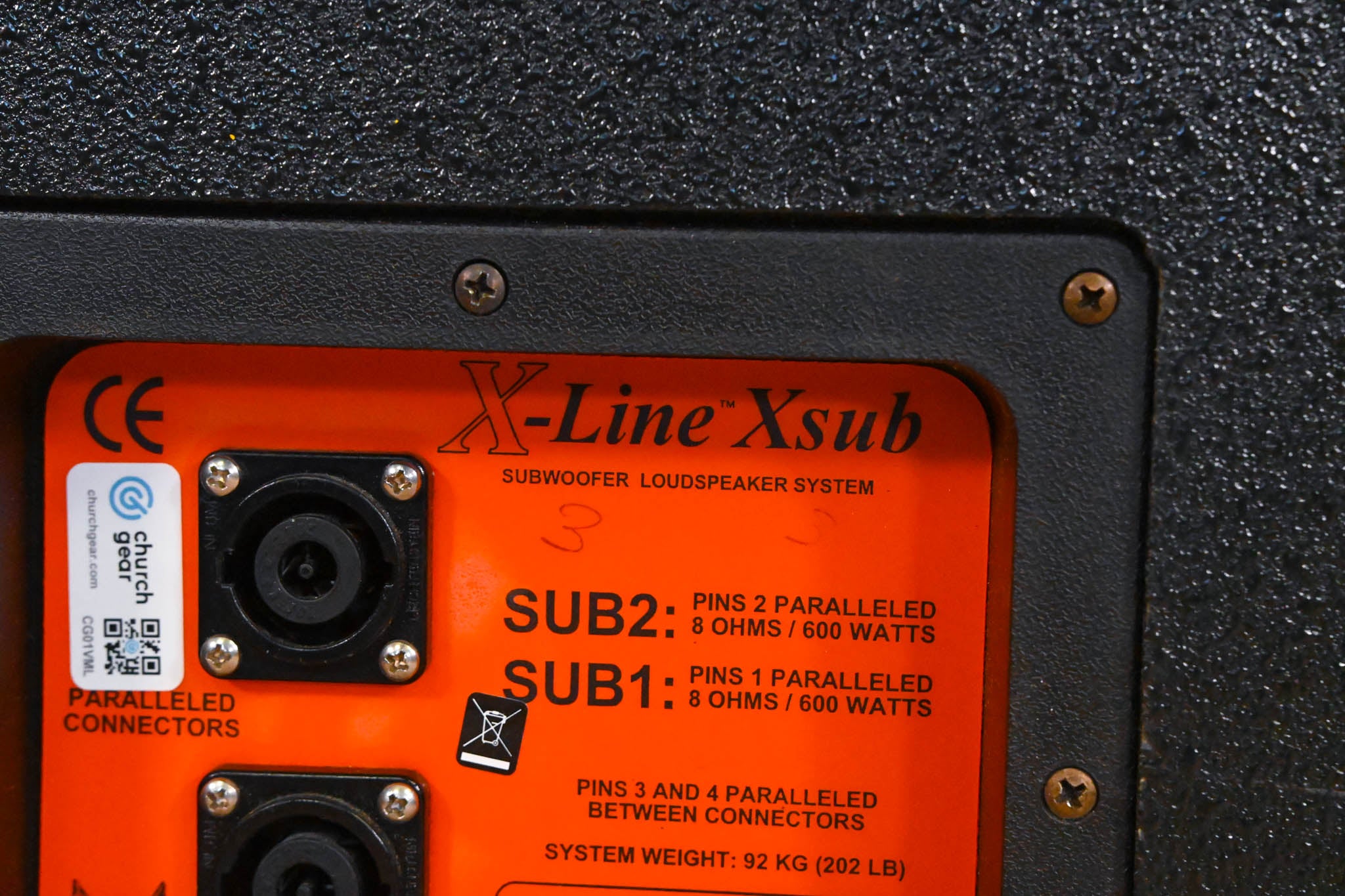 Electro-Voice (EV) Xsub Dual 18" 1200W Subwoofer