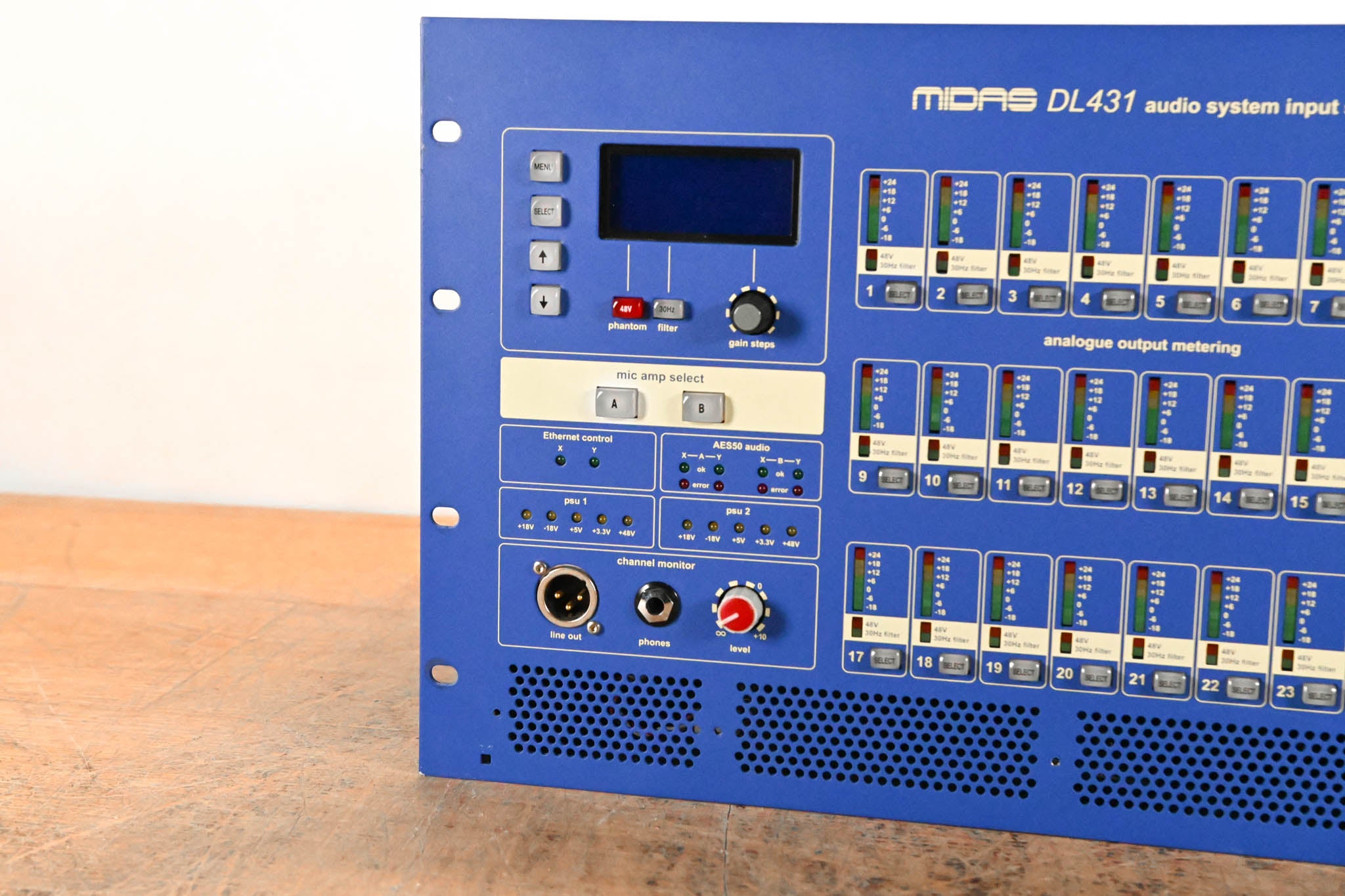 Midas DL431 24-Input 72-Output Active Microphone Splitter