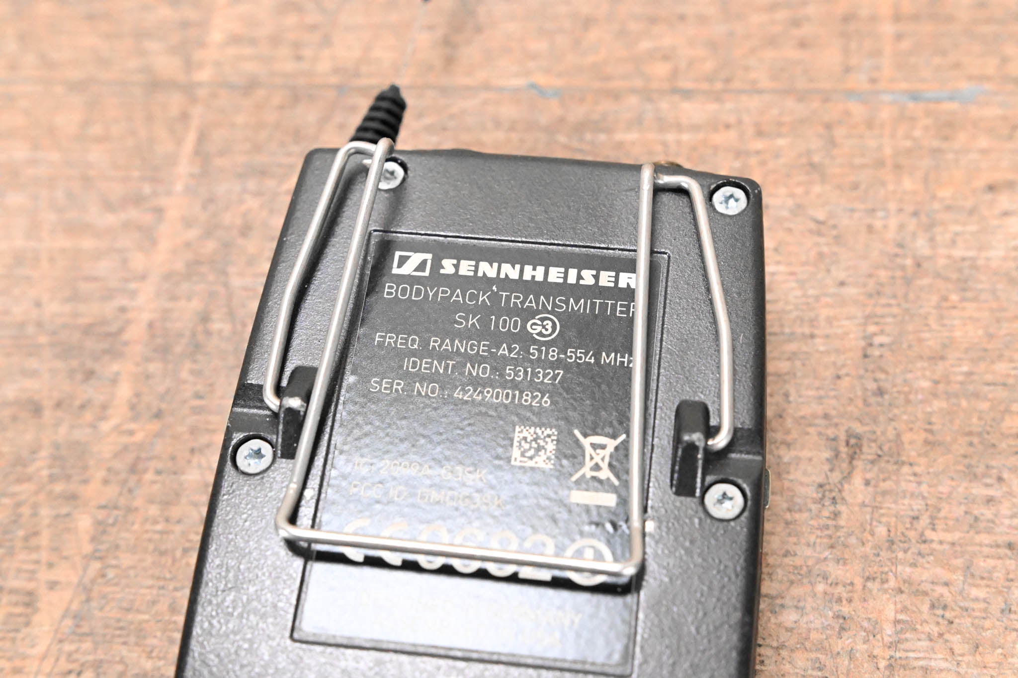 Sennheiser SK 100 G3 Wireless Bodypack Transmitter A2 Range: 518-554 MHz