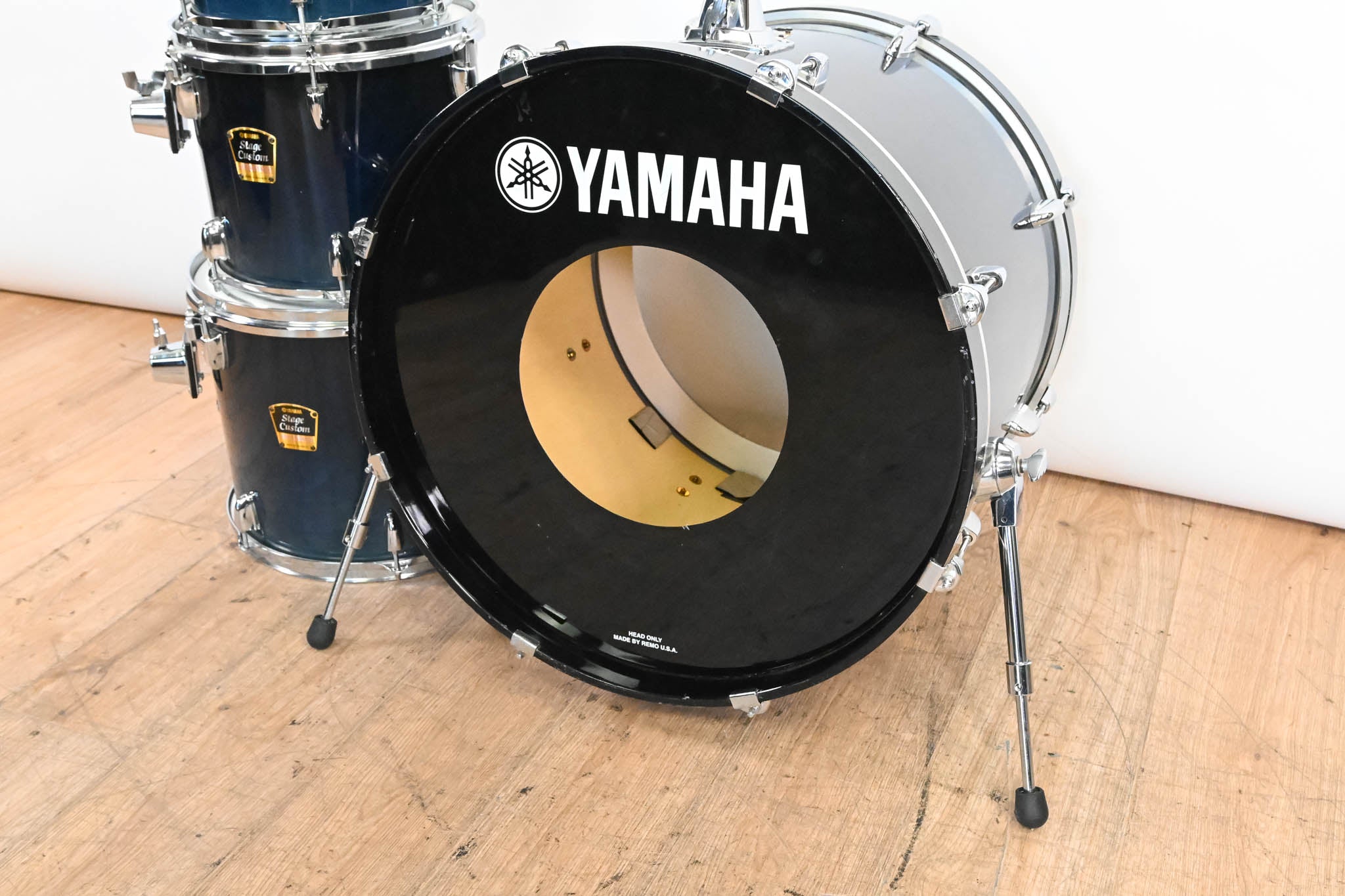 Yamaha Stage Custom Advantage 4-piece Blue Fade Lacquer Drum Kit