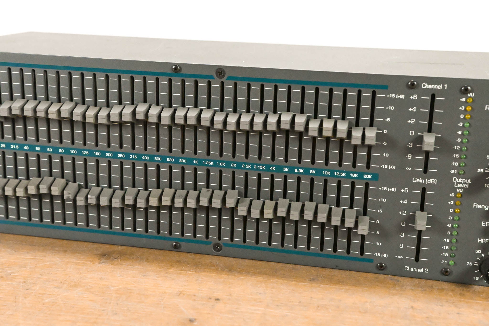 Ashly GQX-3102 2-Channel 31-Band Graphic Equalizer