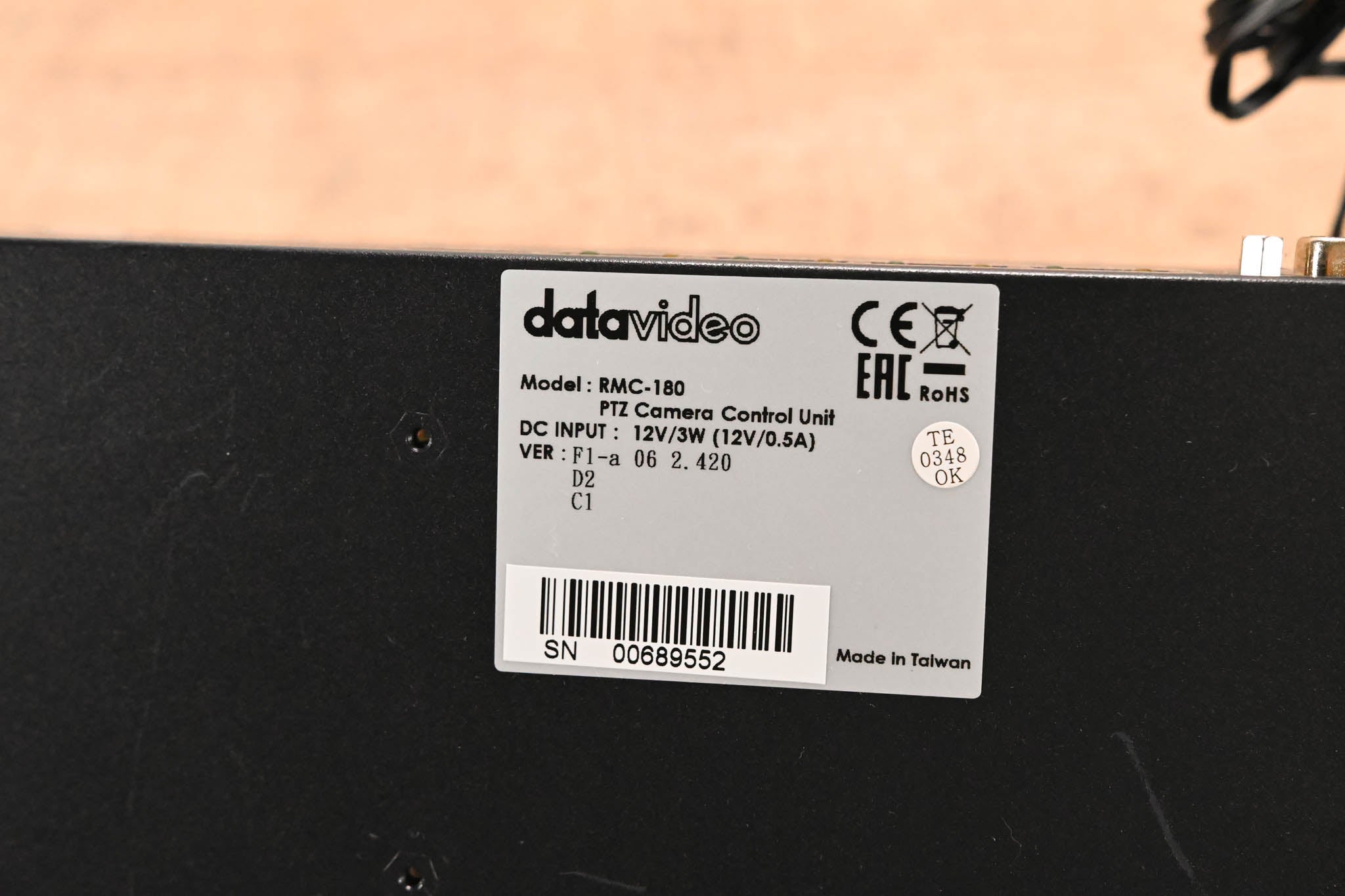 Datavideo RMC-180 PTZ Camera Control Unit