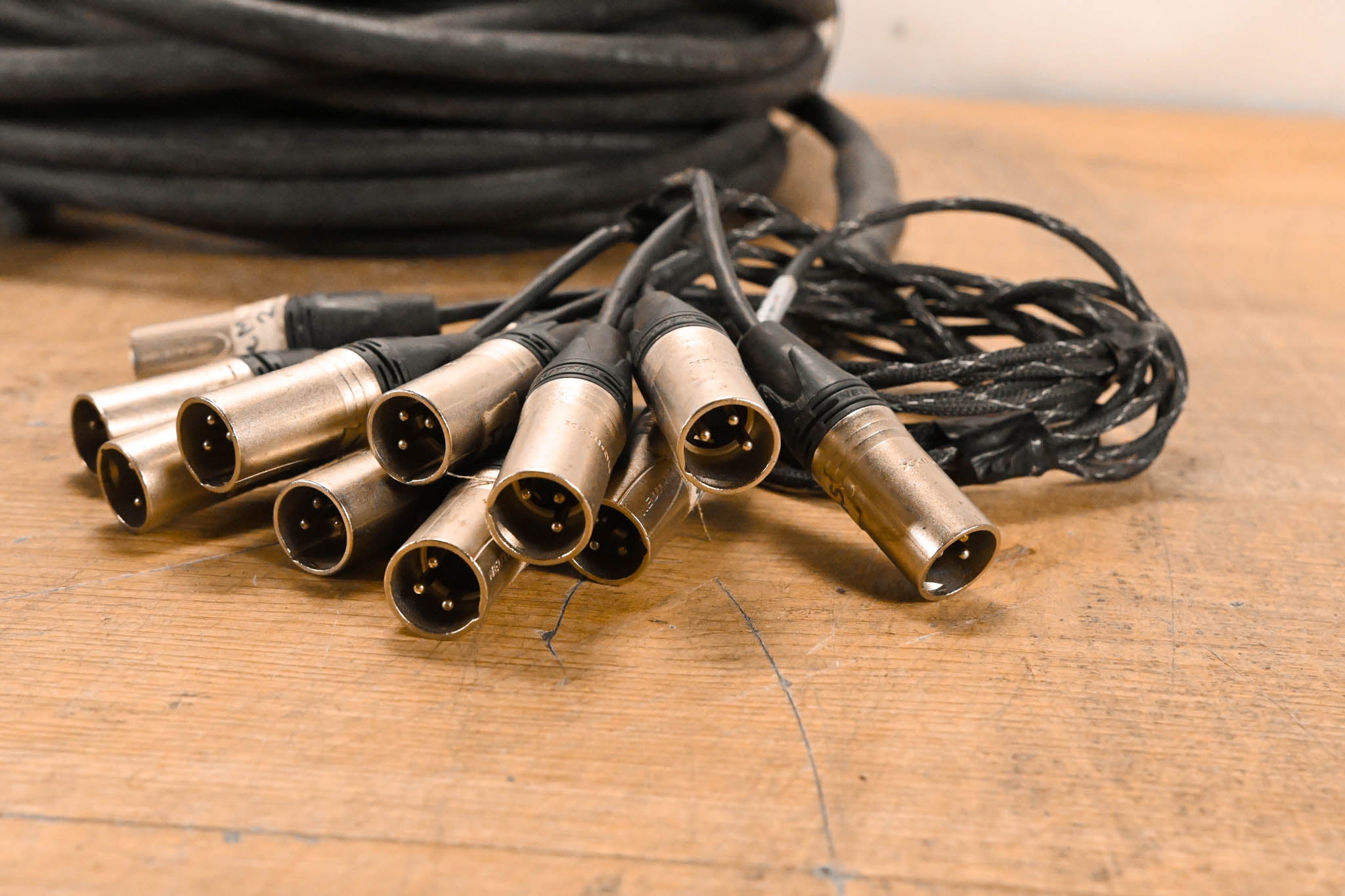 Unbranded DT-12 Female 37-Pin Connector to (12x)XLRM Cable - 75ft