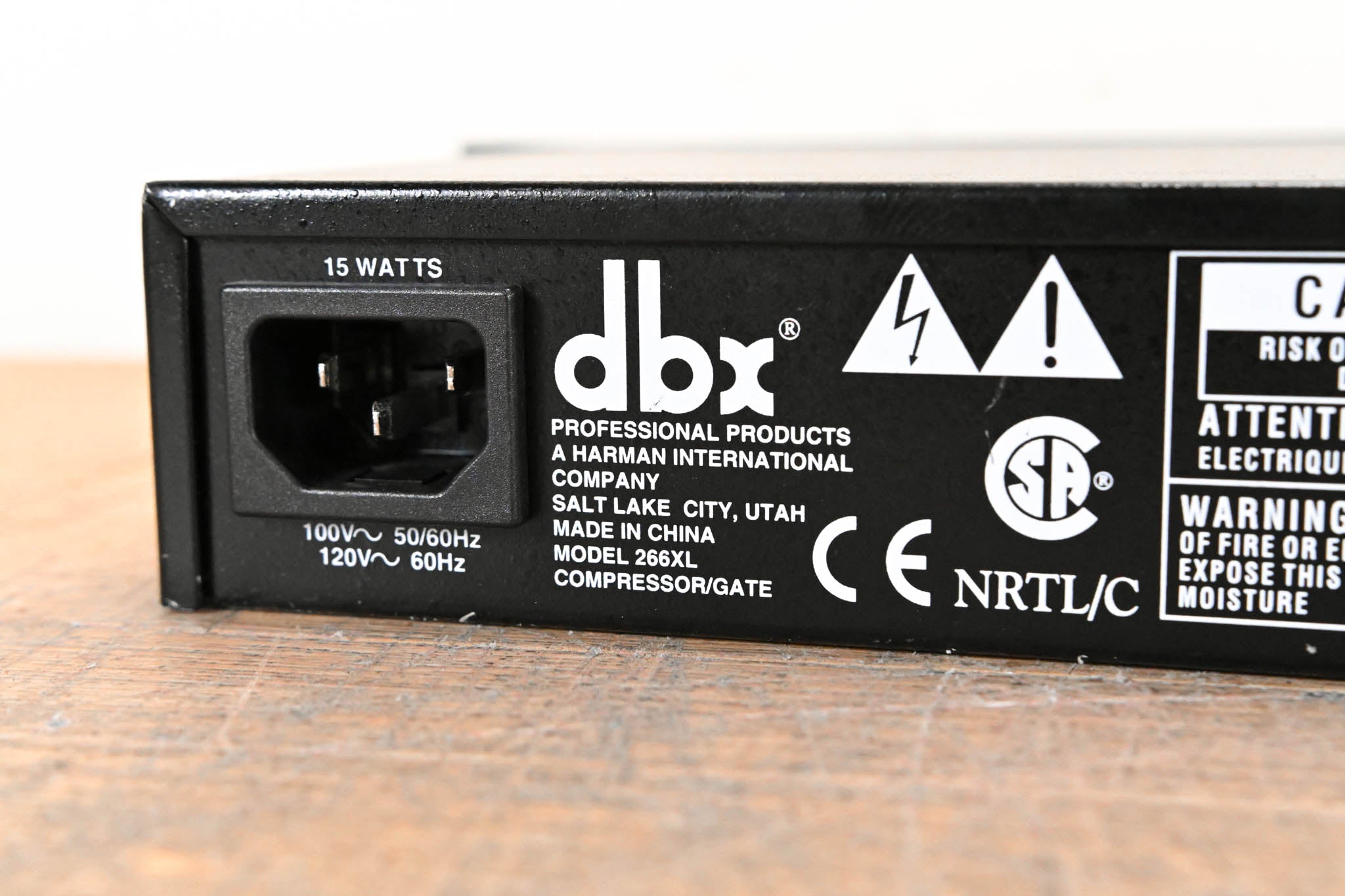 dbx 266XL 2-Channel Compressor/Gate