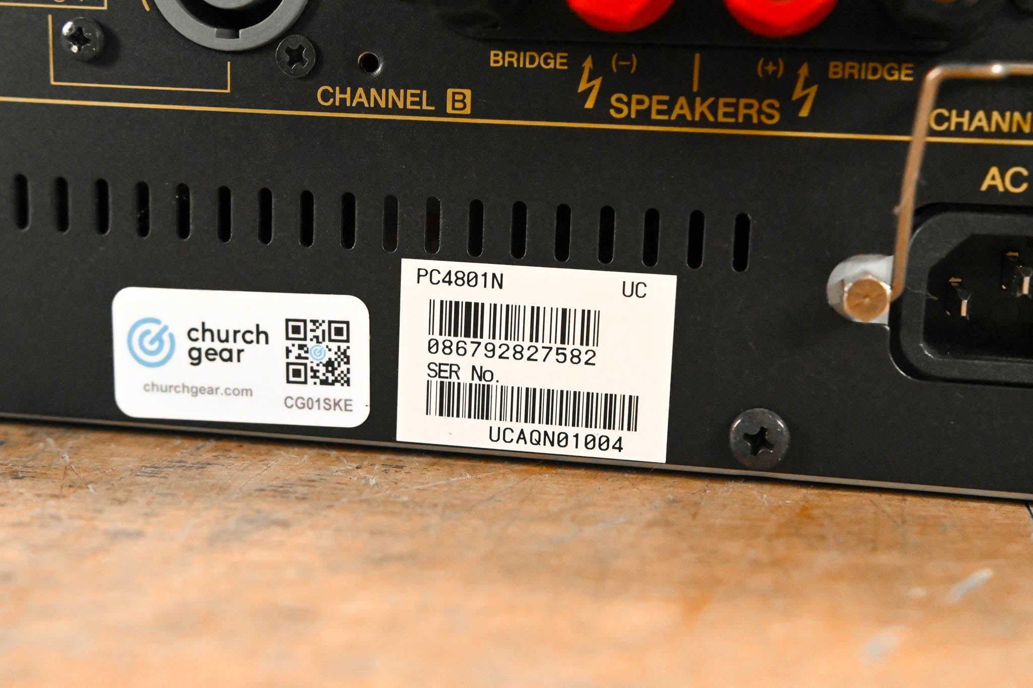 Yamaha PC4801N 2-Channel 475W Power Amplifier CG01SKE