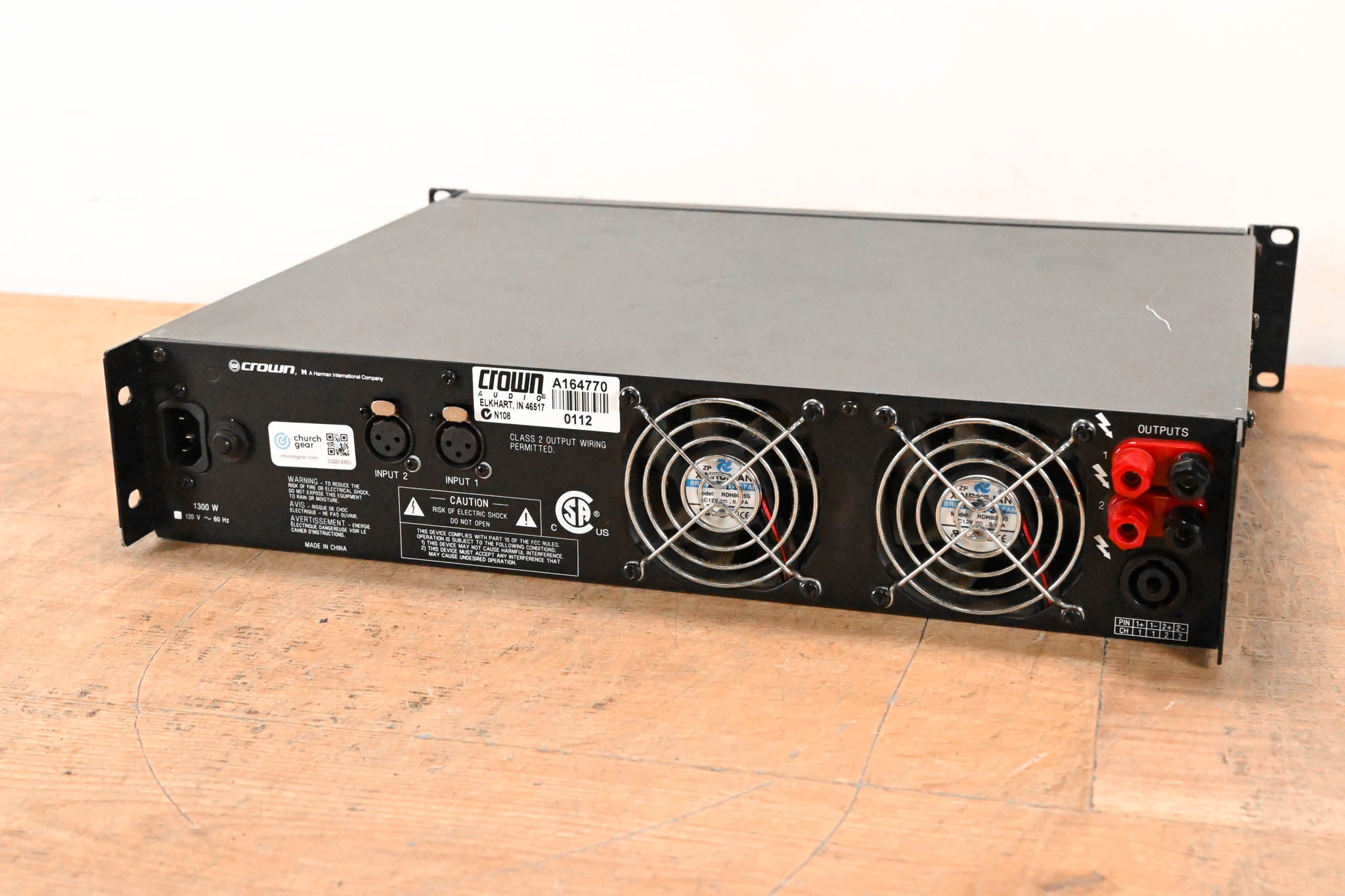 Crown XLS 402 2-Channel Power Amplifier