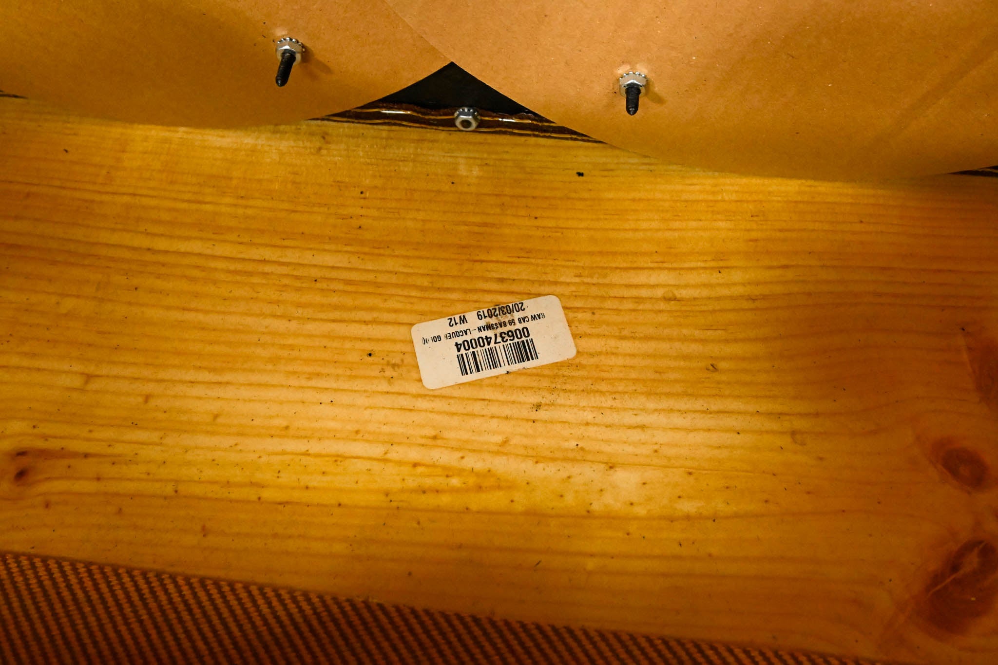Fender '59 Bassman LTD Cabinet/Chassis - Empty, No Speakers/Electronics