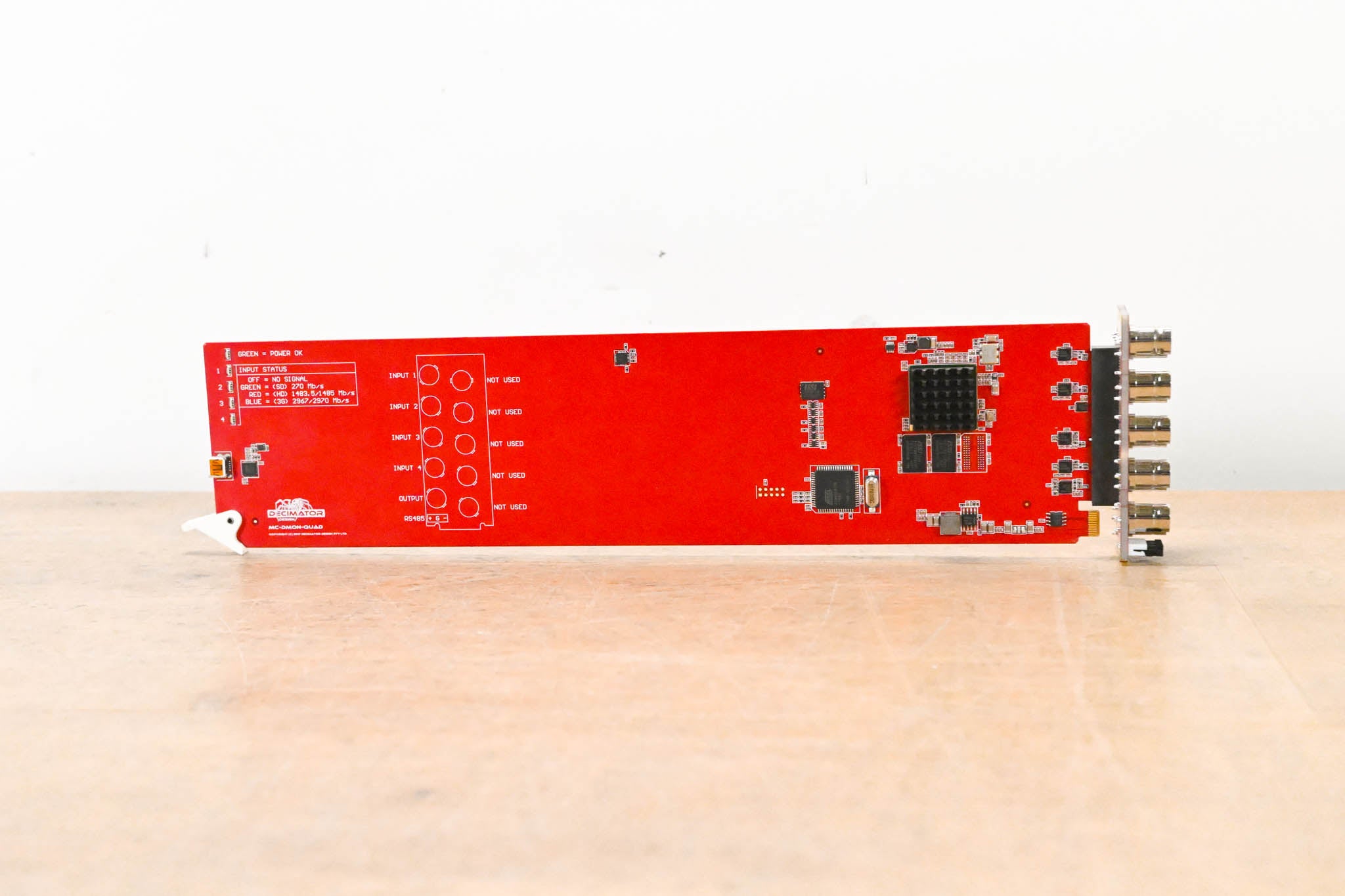 Decimator Design MC-DMON-QUAD 4-CH MultiViewer w/ DR1-10B1G Rear Module