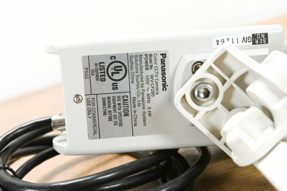 Panasonic WV-CP280 Color CCTV Fixed Box Analog Camera