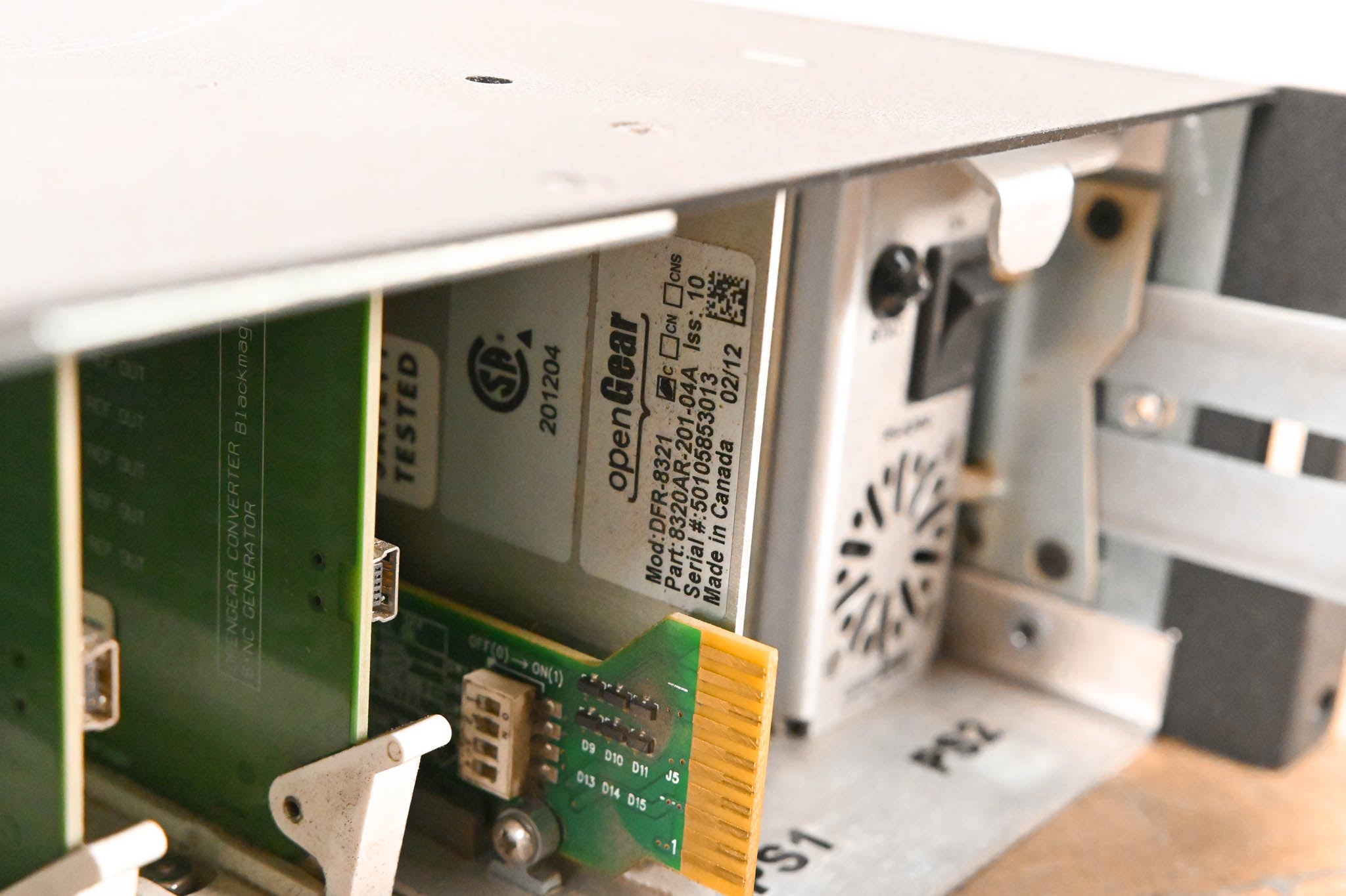 OpenGear DFR-8321 2RU Modular Frame with Cards