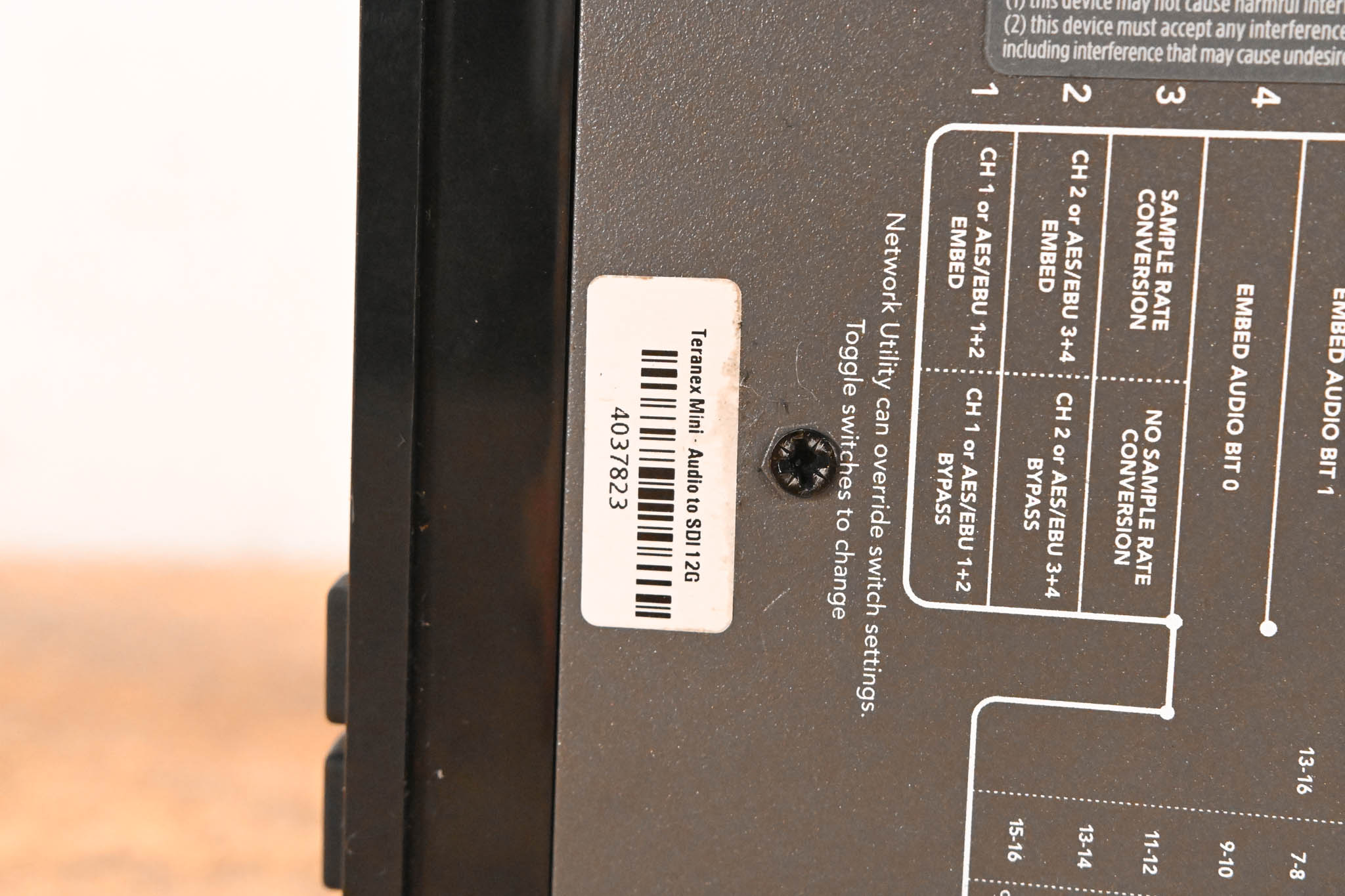 Blackmagic Design Teranex Mini Audio to SDI 12G w/ Smart Panel