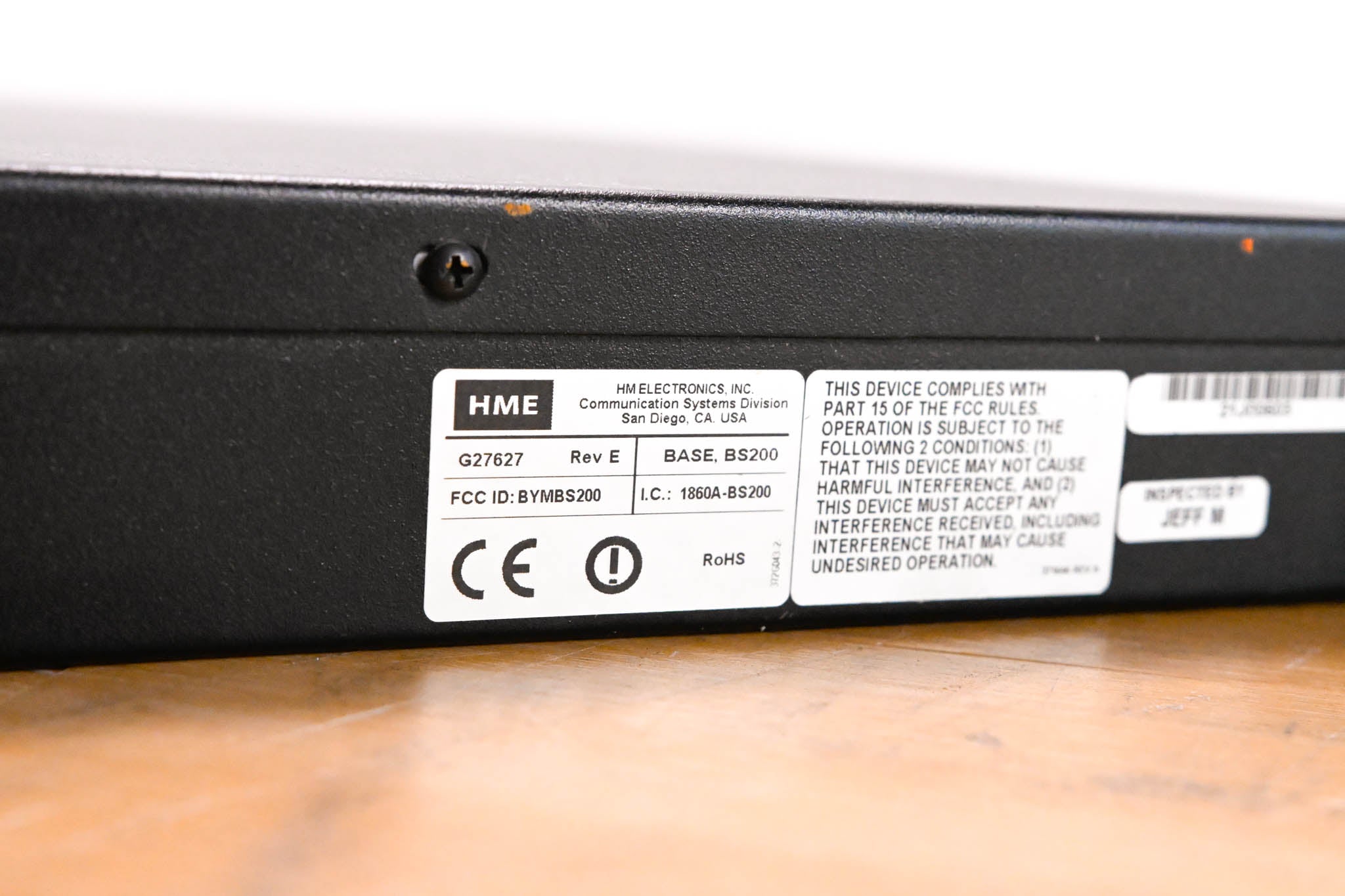 HME BS200 Base Station for DX200 Wireless Intercom System (NO PSU)