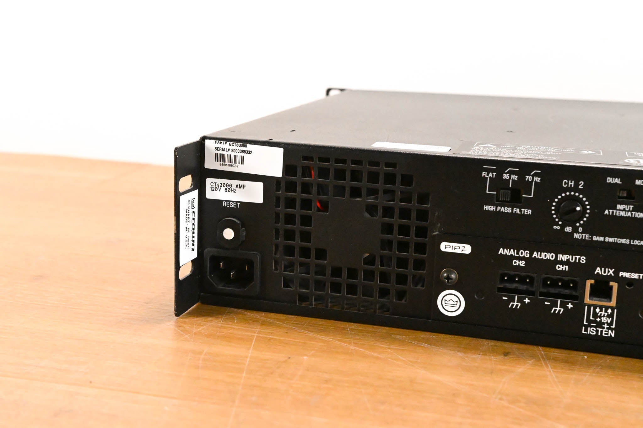 Crown CTs 3000 Two-Channel 1500W Power Amplifier