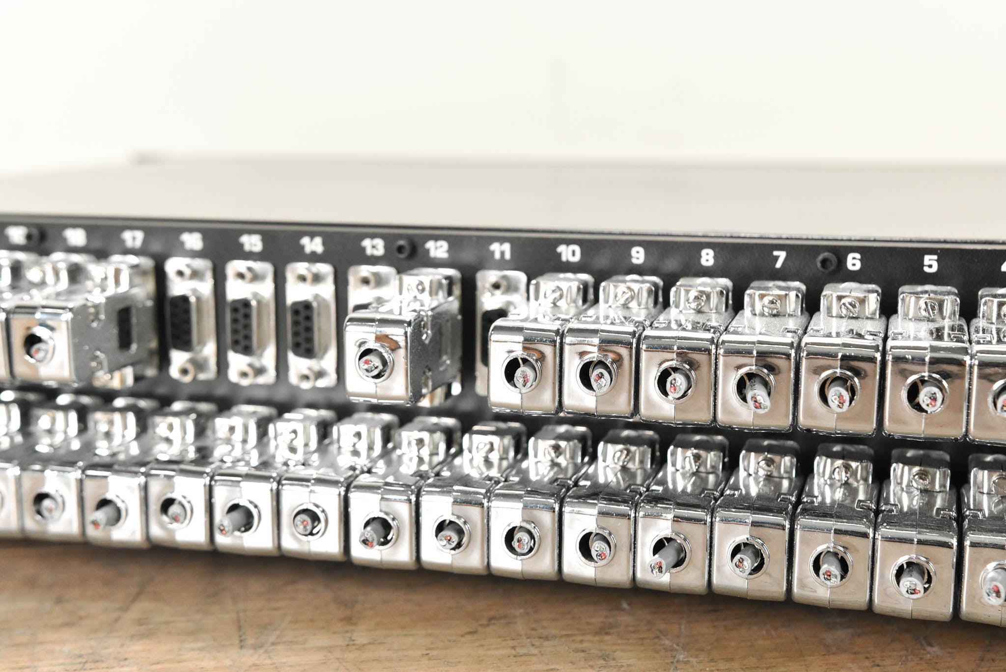 AVP JR-48N 2RU Patch Panel with 24 Send/Receive Circuit Pairs