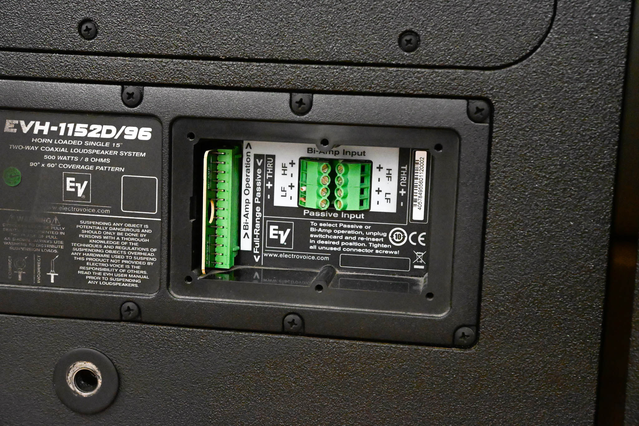 Electro-Voice (EV) EVH-1152D/96 15" Point-Source Loudspeaker (PAIR)