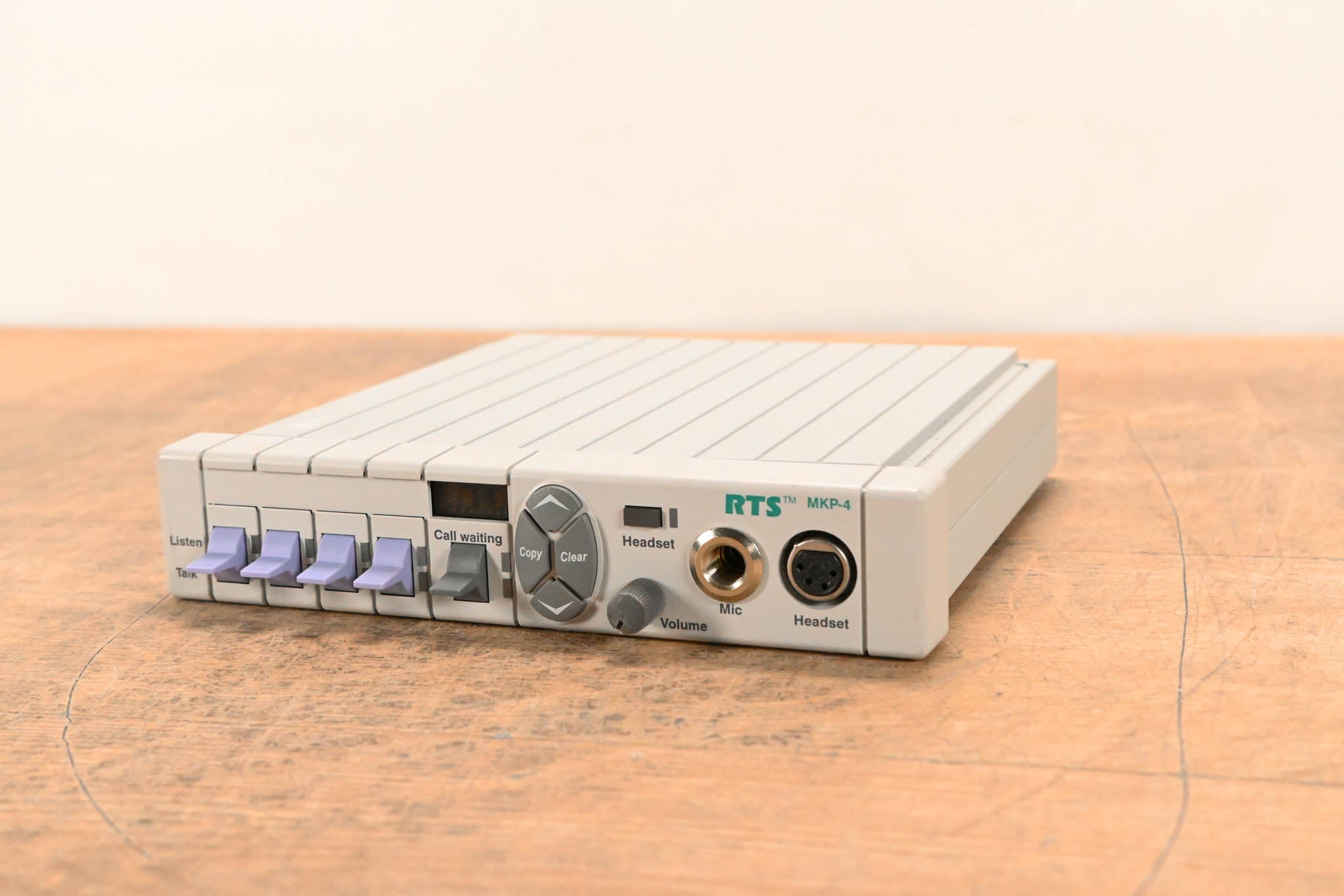 RTS MKP-4 4-Position Rackmount/Desktop Keypanel  - 4 pin