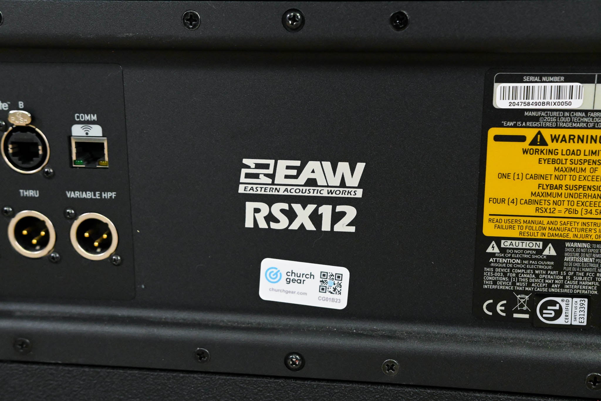 EAW RSX12 RADIUS 12-Inch Self-Powered Subwoofer