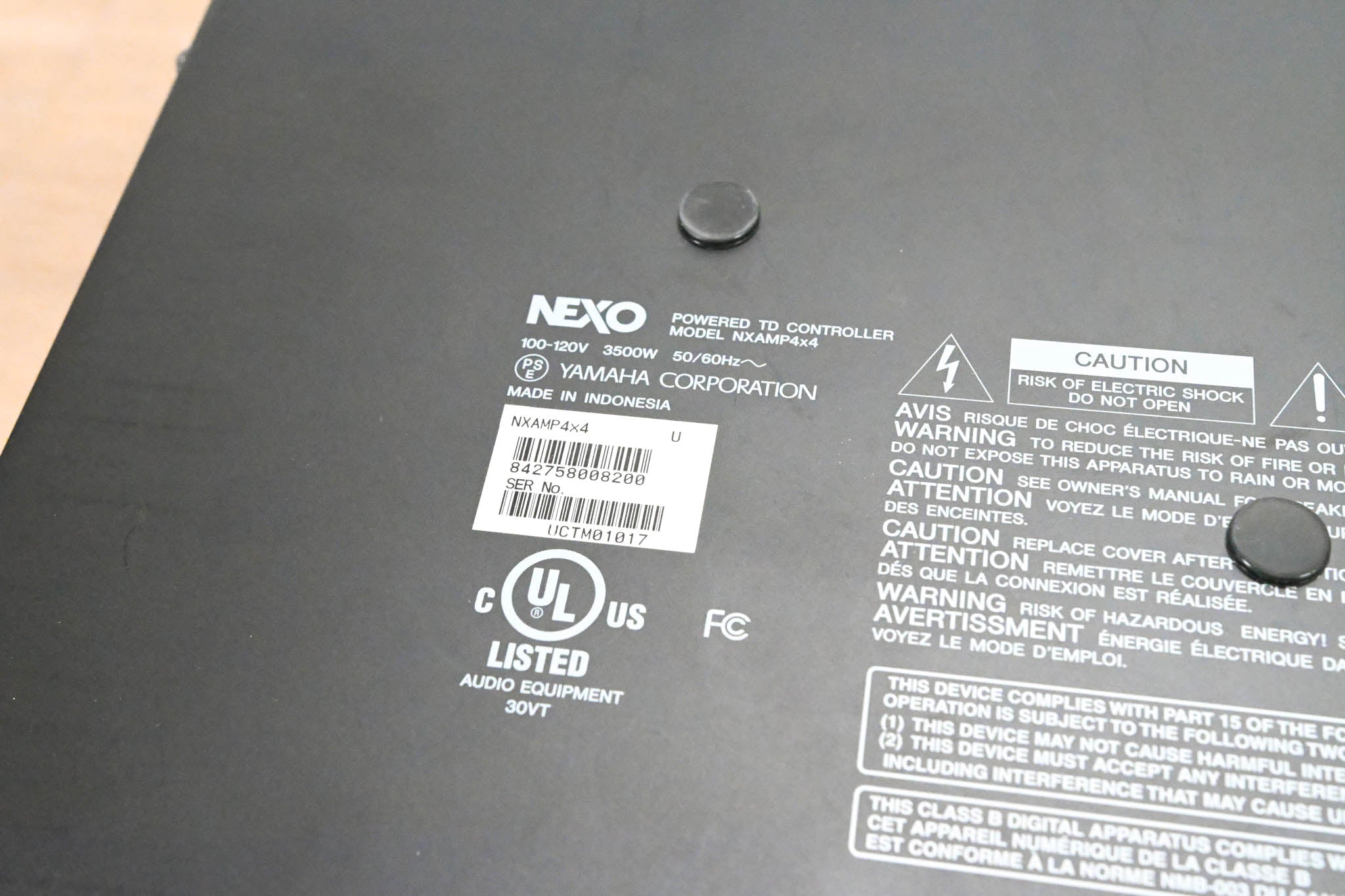 NEXO NXAMP4x4 4-Channel Power Amplifier and Loudspeaker Controller
