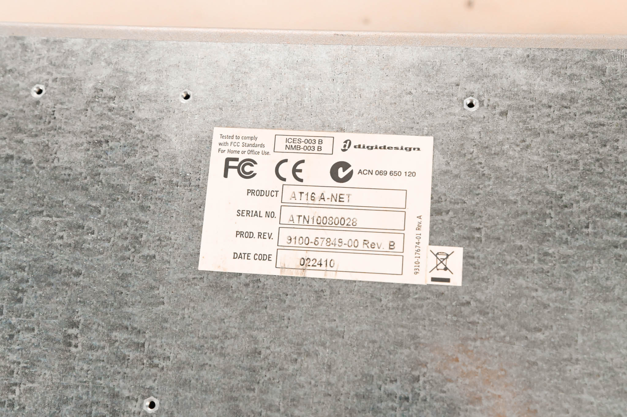 AVID AT16 A-Net Output Card for SC48 Console