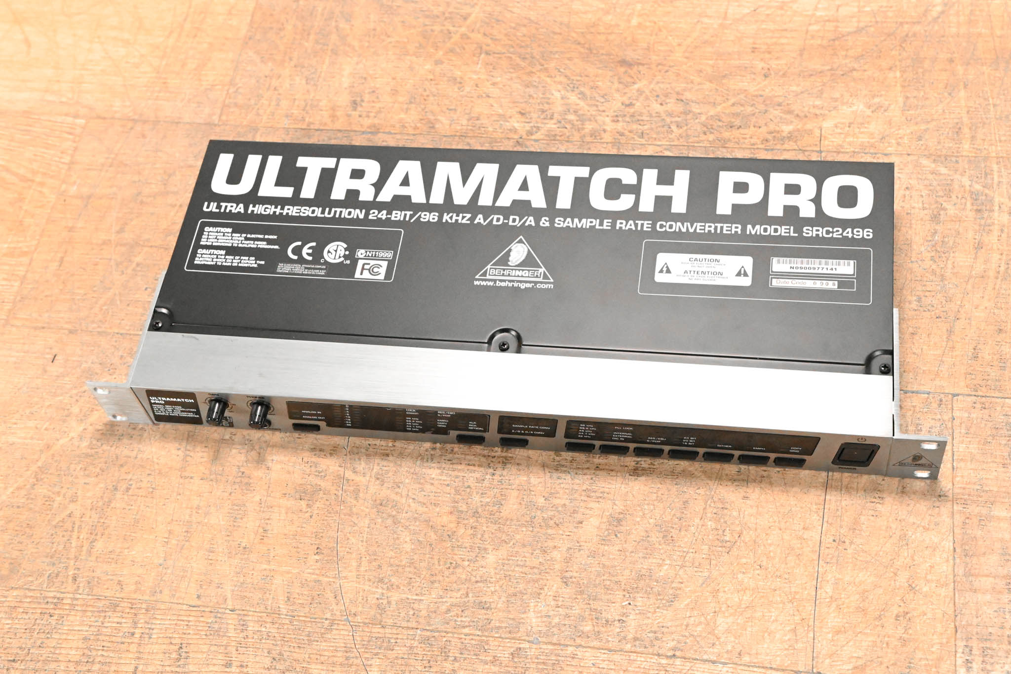 Behringer ULTRAMATCH PRO SRC2496 Sample Rate Converter