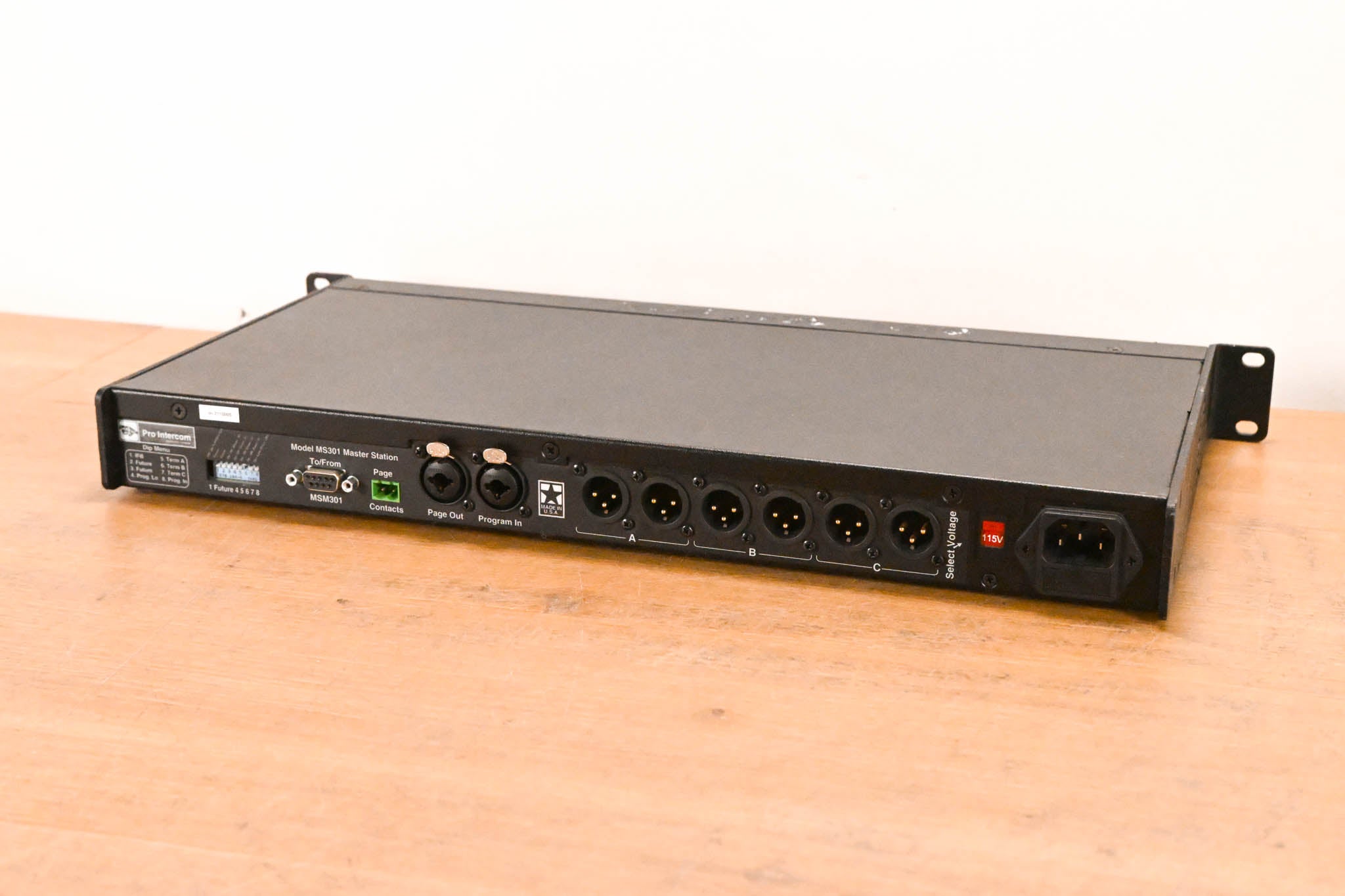 Pro Intercom MS301 3-Circuit Intercom Master Station