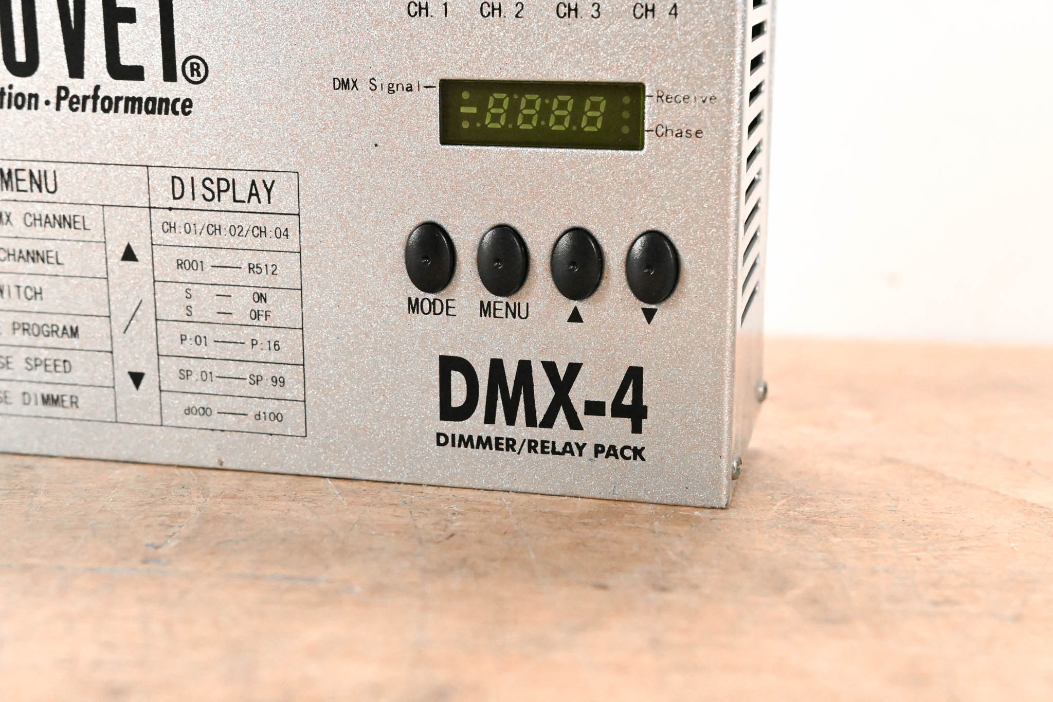 Chauvet DMX-4 4-Channel DMX Dimmer/Relay Pack