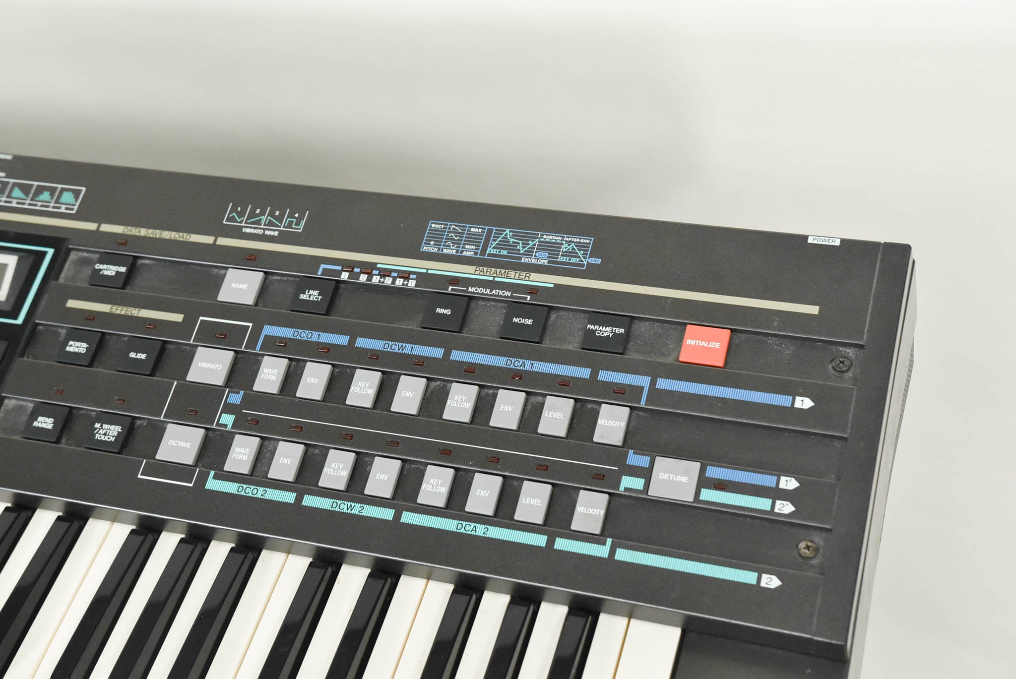 Casio CZ-1 61-Key Keyboard Synthesizer with Carrying Case