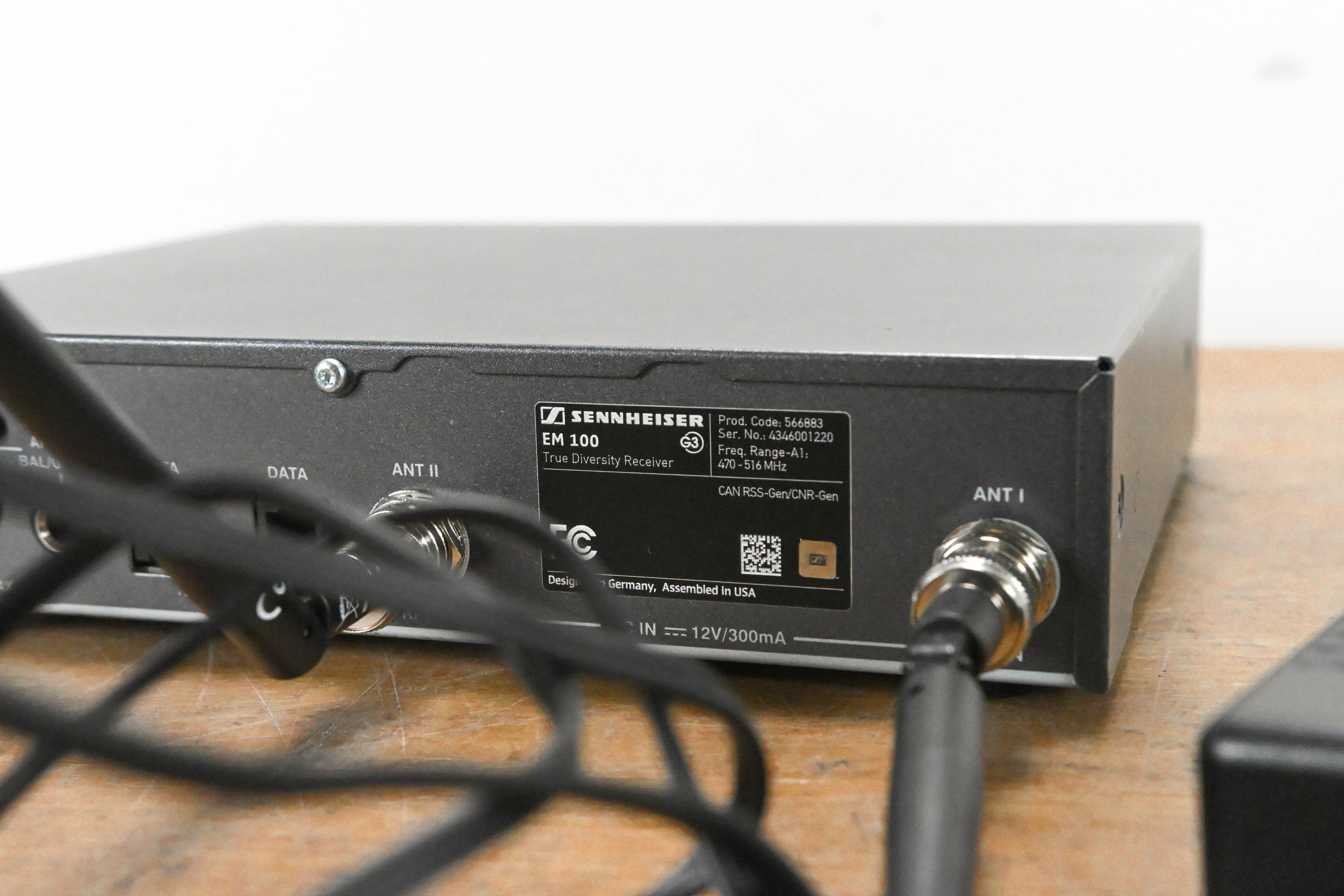Sennheiser EM 100 G3 Wireless Receiver - A1 Range: 470-516 MHz