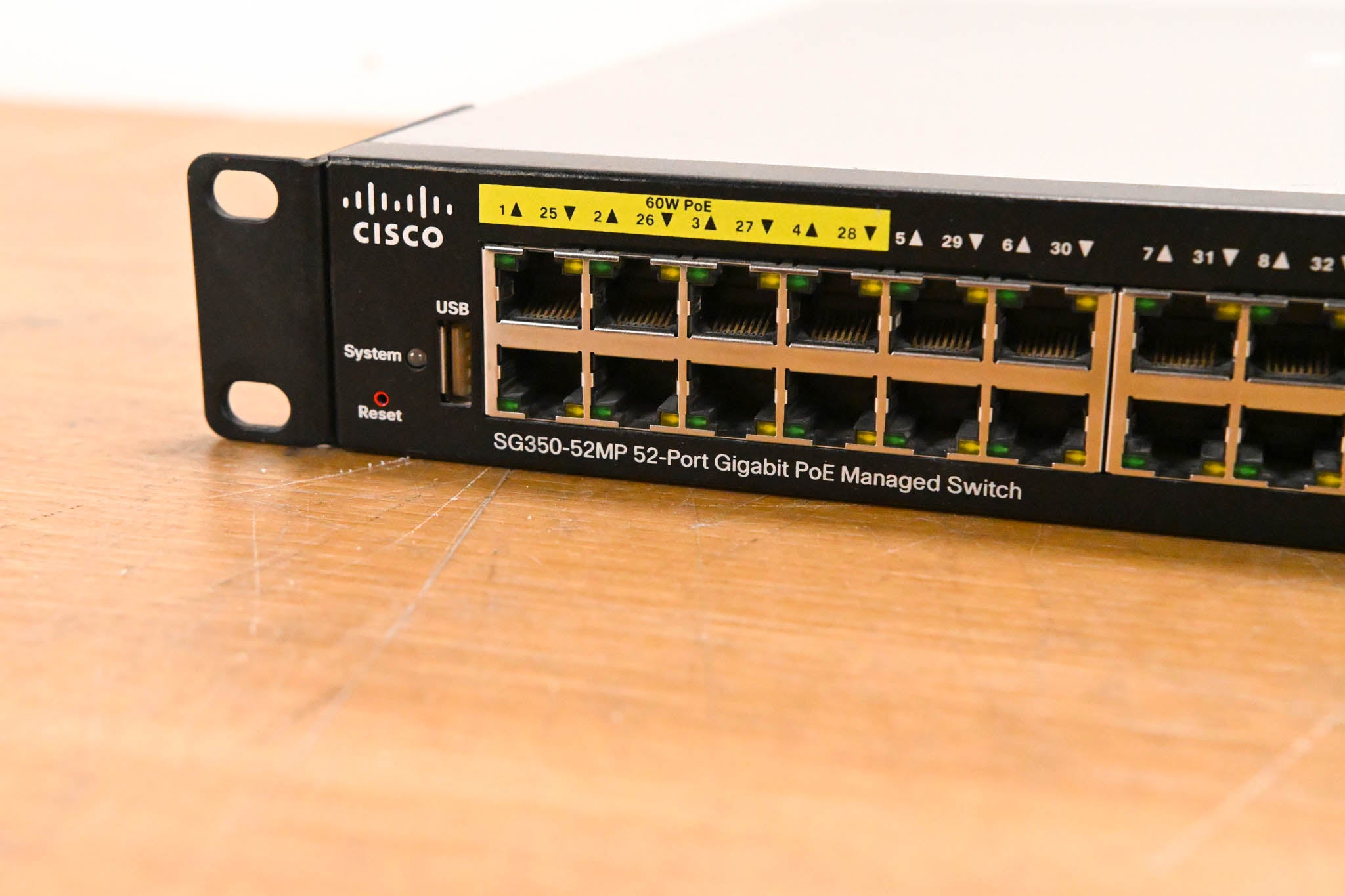 Cisco SG350-52MP 52-Port Gigabit PoE Managed Switch
