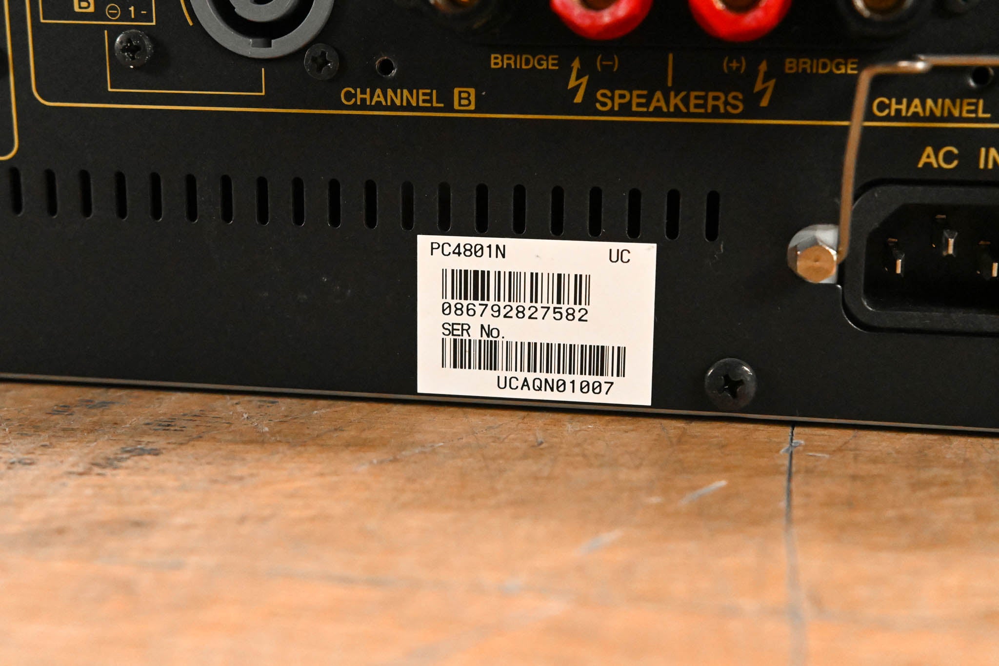 Yamaha PC4801N 2-Channel 475W Power Amplifier CG01SKD