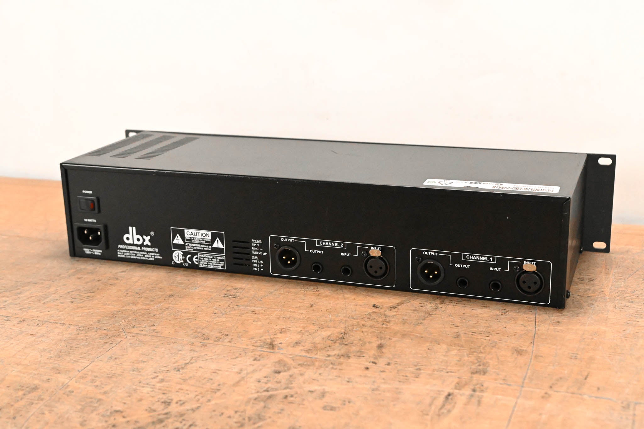 dbx 231 Dual-Channel 31-Band Graphic Equalizer