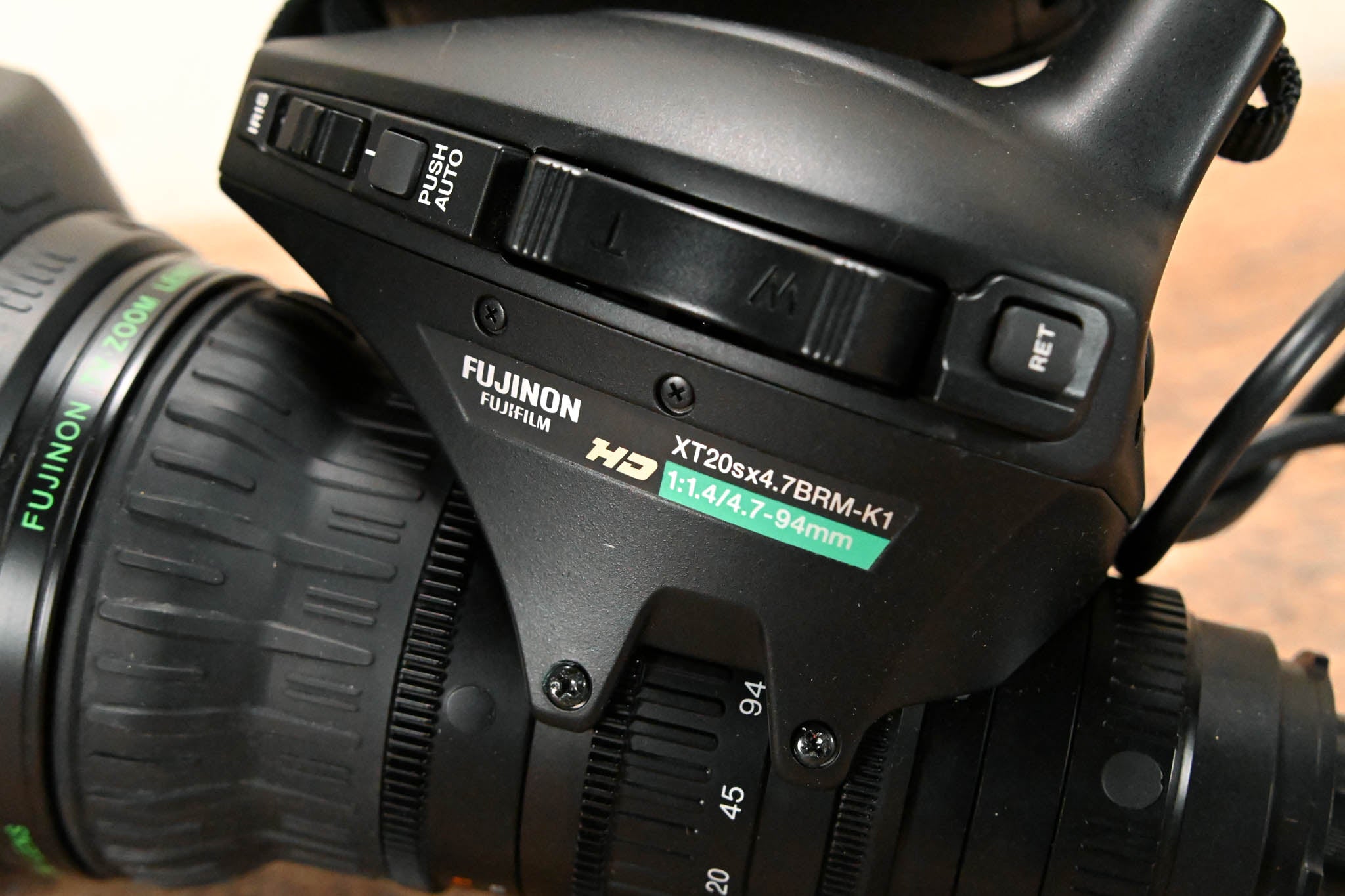 Fujinon XT20sx4.7BRM-K1 HDTV Zoom Lens - 1:1.4/4.7-94mm