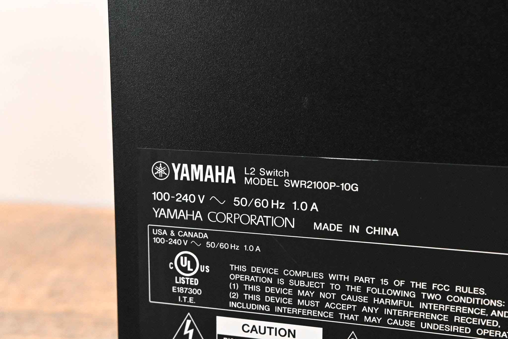 Yamaha SWR2100P-10G 10-port L2 Network Switch with PoE