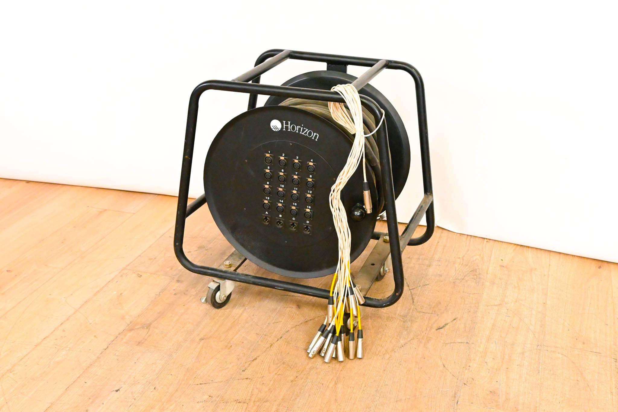 Rapco Horizon 16x4 Channel XLR Reel Snake - 100ft