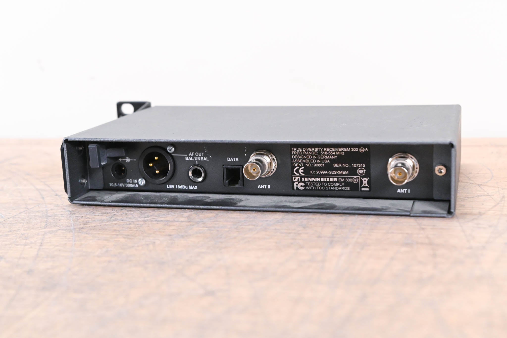 Sennheiser EM 300 G2 Wireless Receiver - 518-554 MHz (NO POWER SUPPLY)