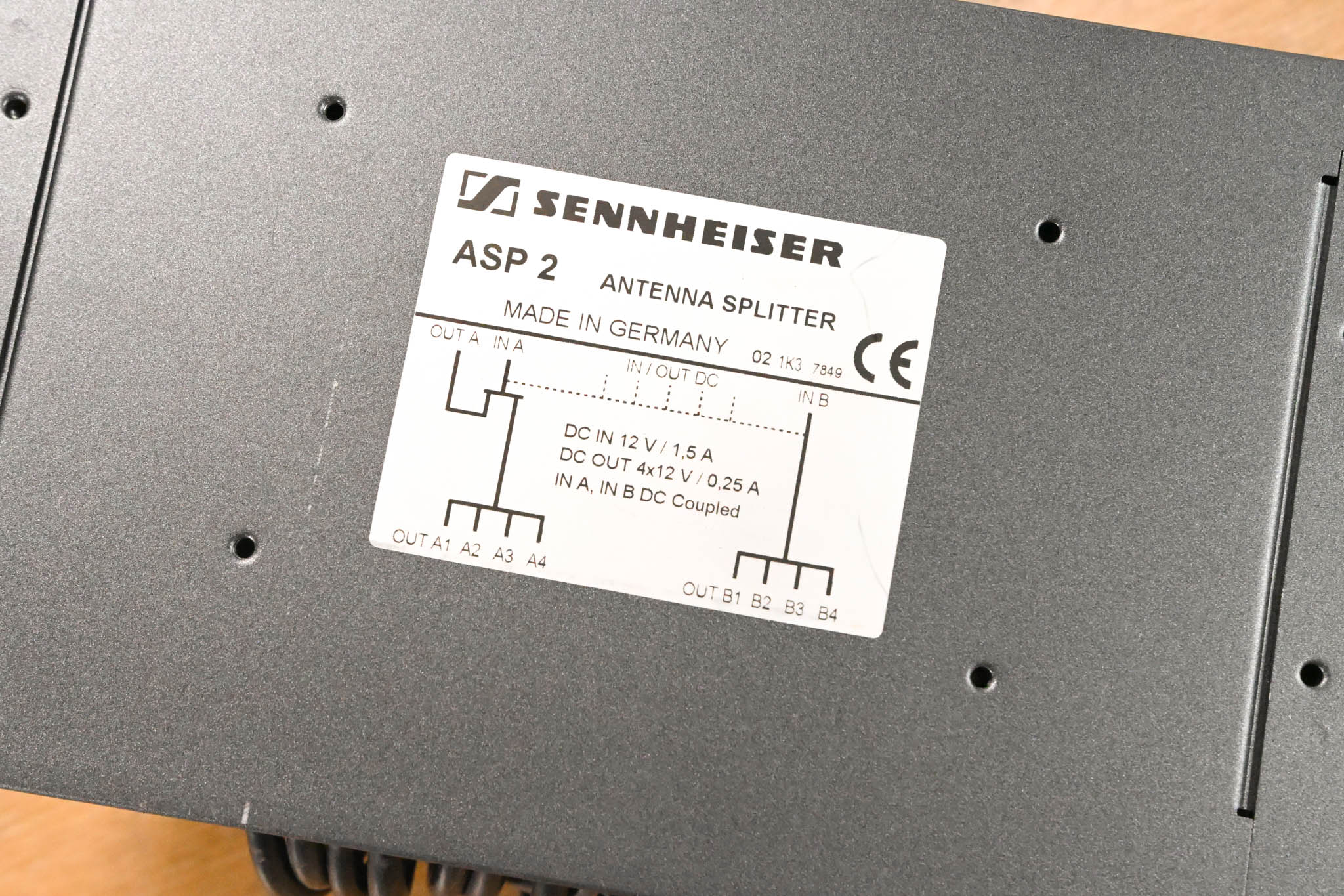Sennheiser ASP 2 Antenna and Power Distribution System (NO POWER SUPPLY)