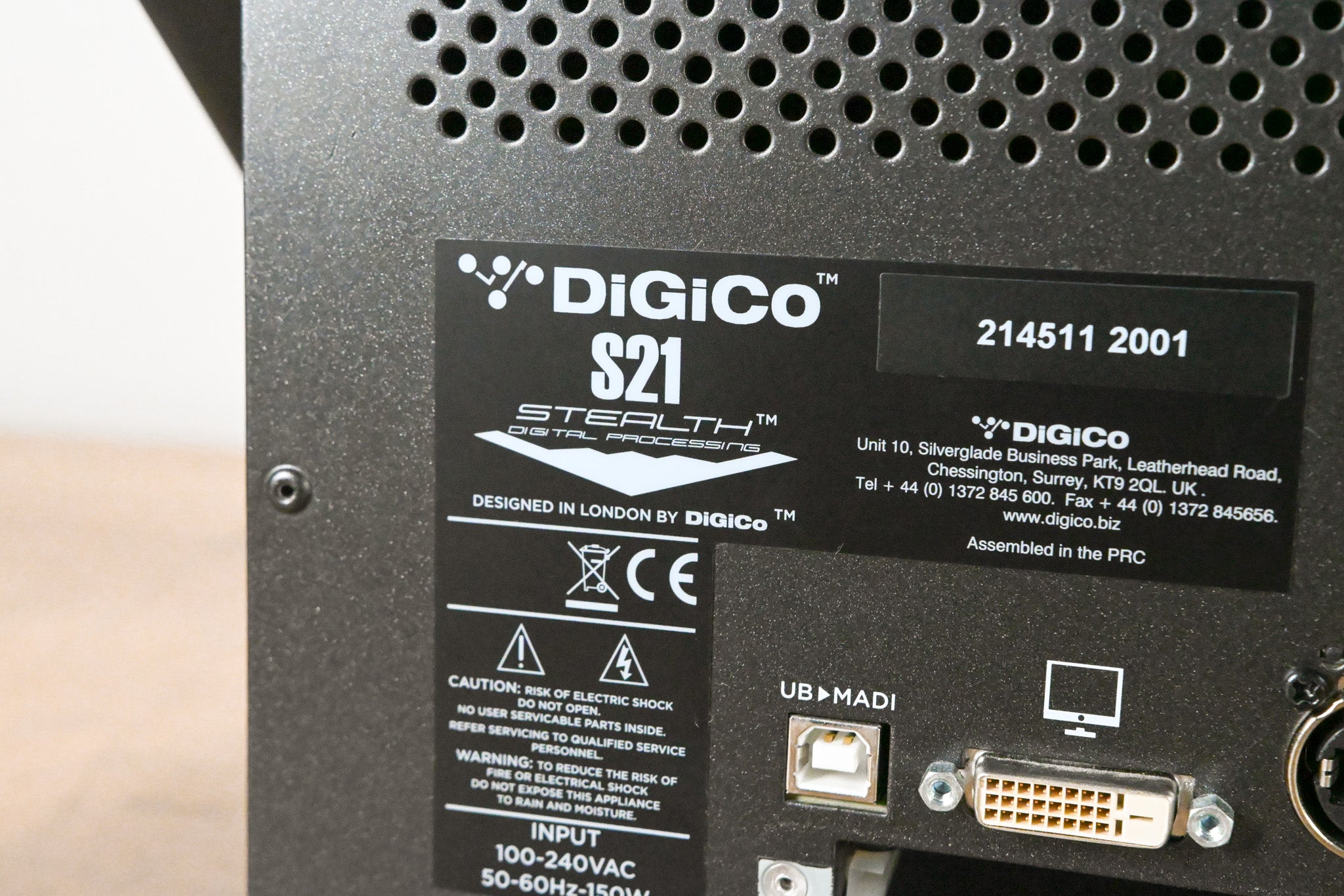 DiGiCo S21 48-Channel Digital Audio Mixing Console