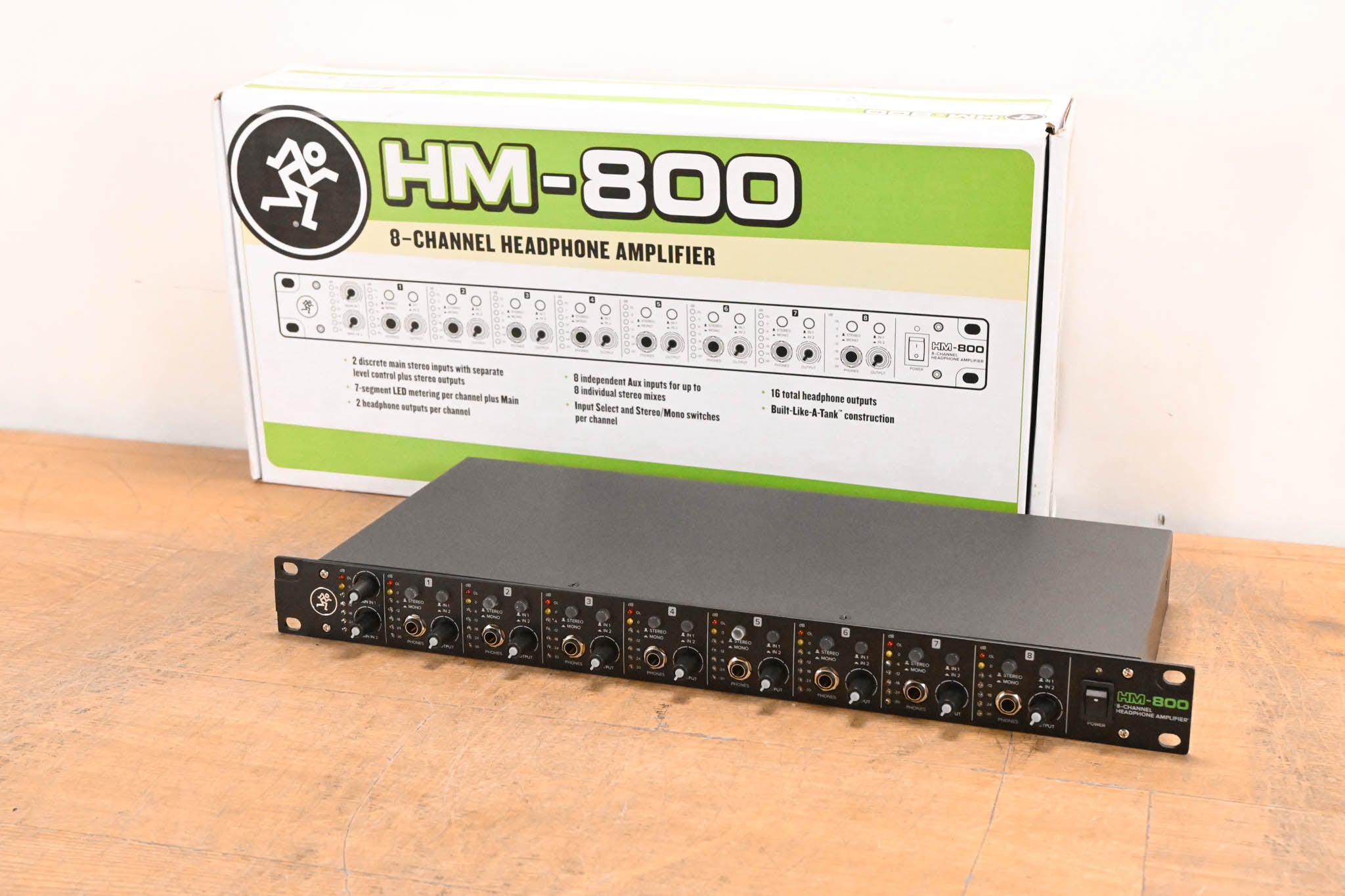 Mackie HM-800 8-Channel Headphone Amplifier