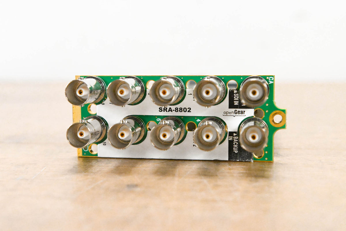 Ross SRA-8802 3G-SDI Reclocking Digital Amplifier with Rear Module
